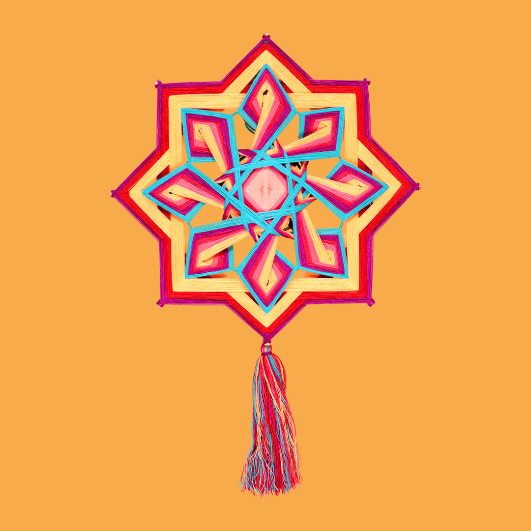Decorazione Mandala in Lana