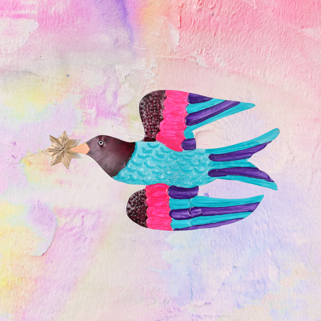 Swallow with Star