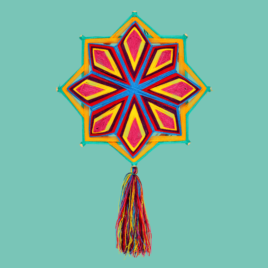 Decorazione Mandala in Lana