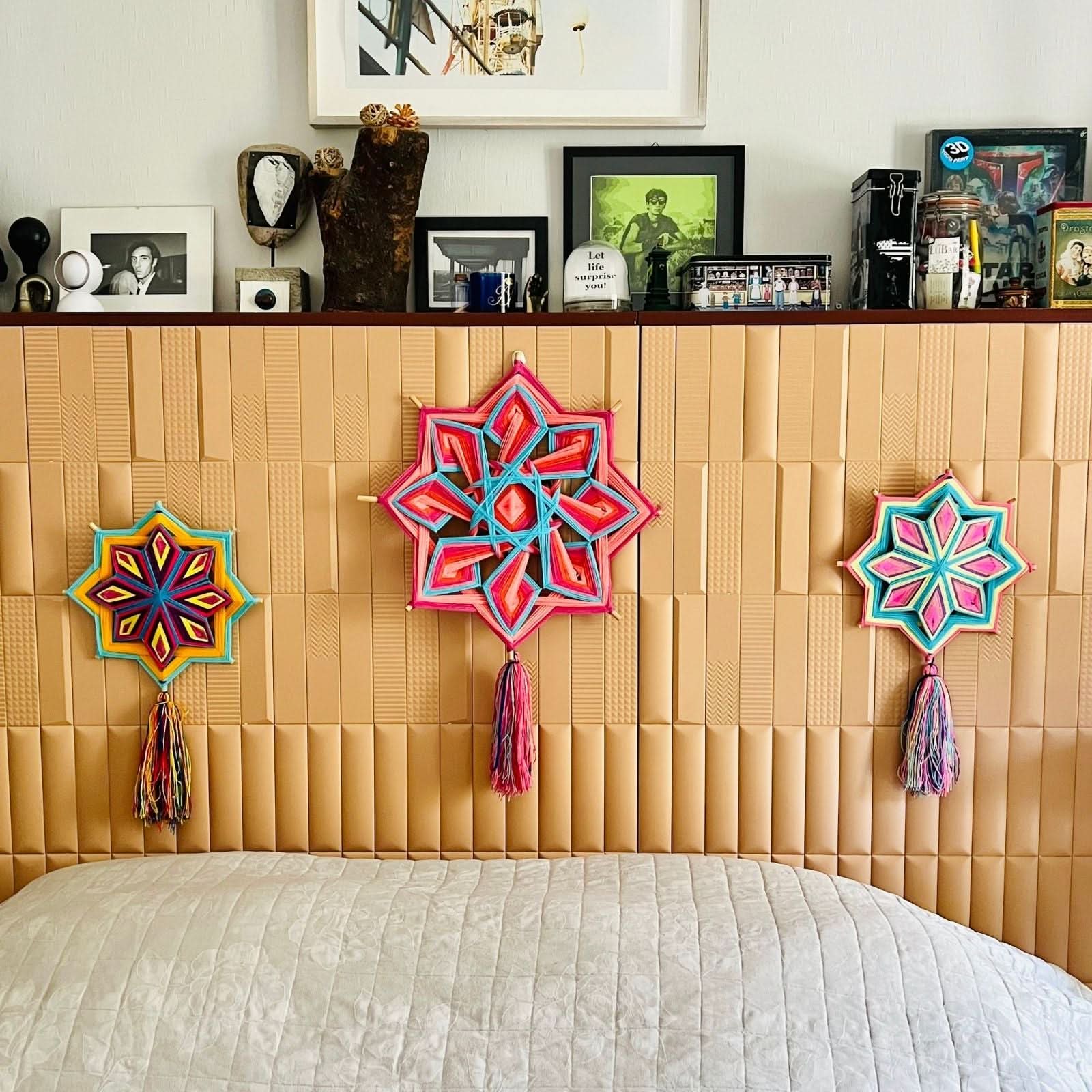 Décoration Mandala en Laine