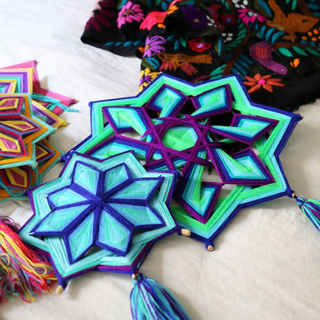 Décoration Mandala en Laine