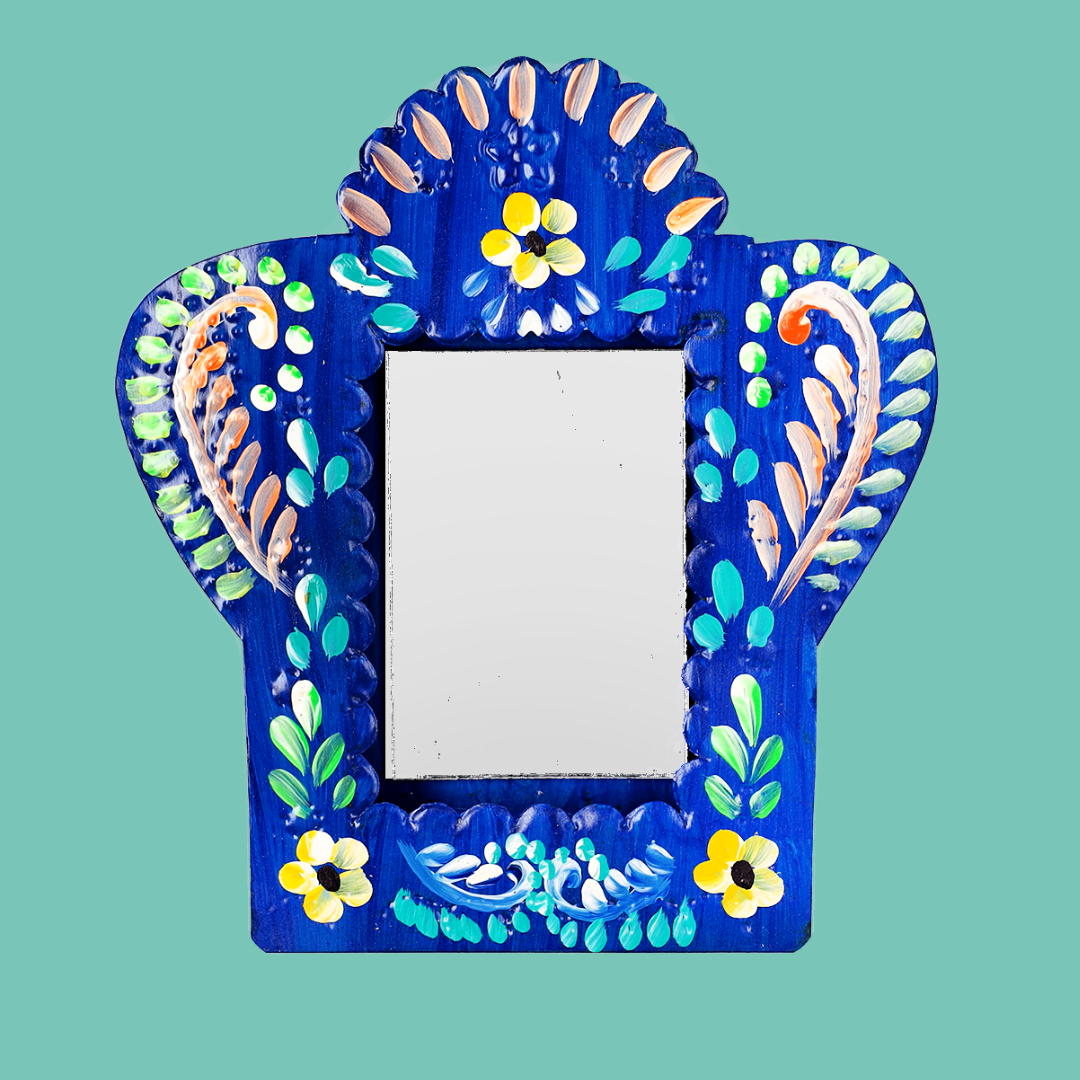 Mirror with Folk Frame