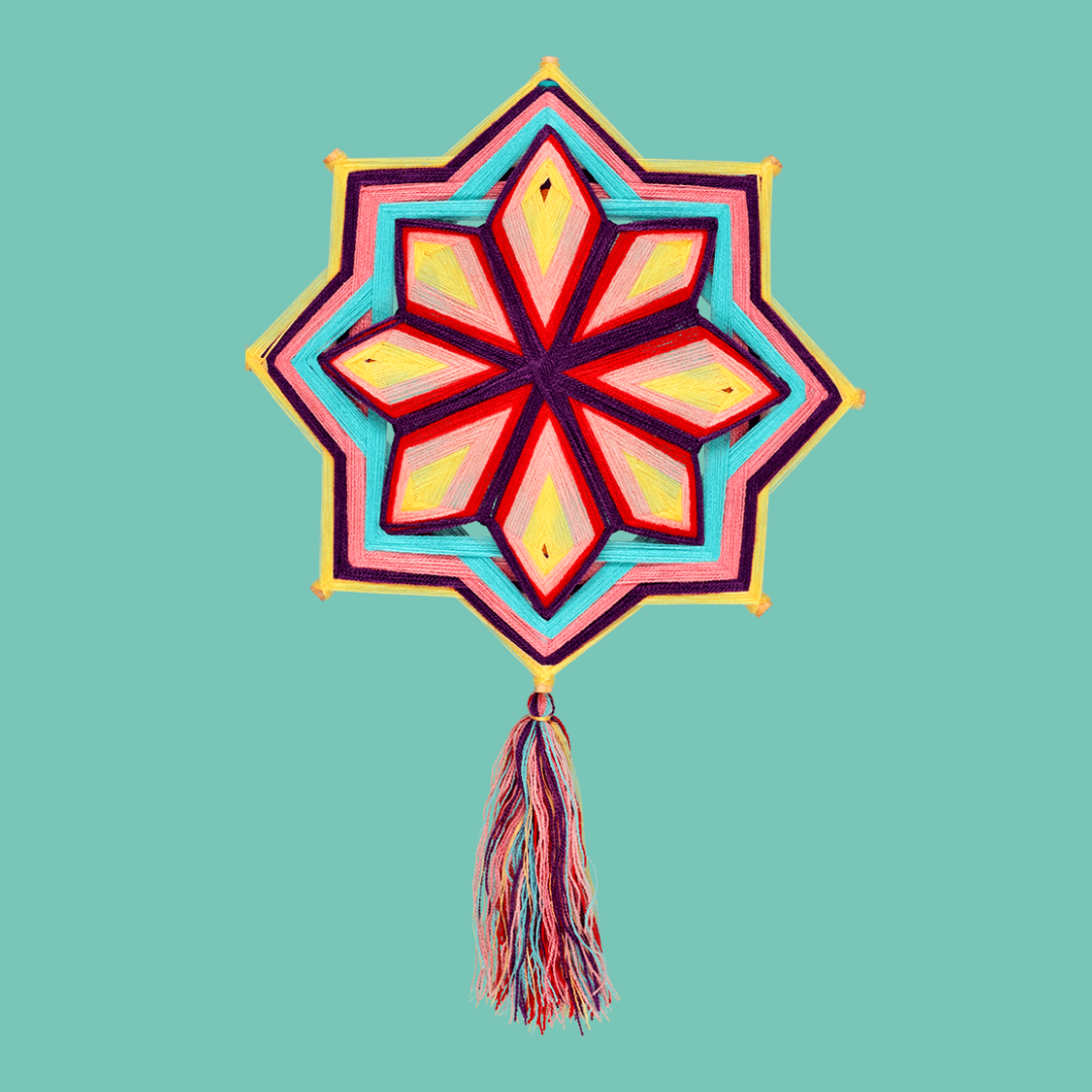 Decorazione Mandala in Lana