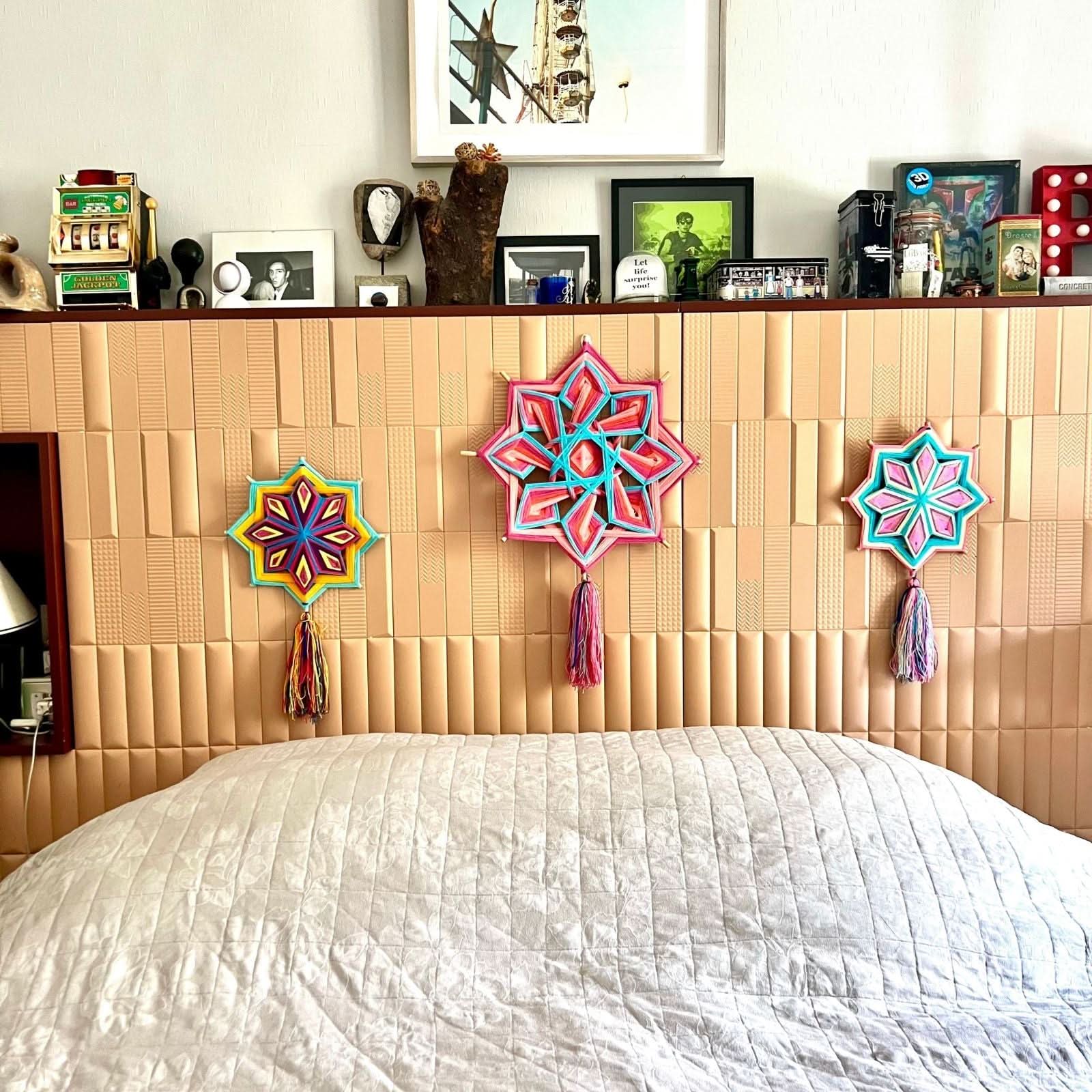 Decorazione Mandala in Lana