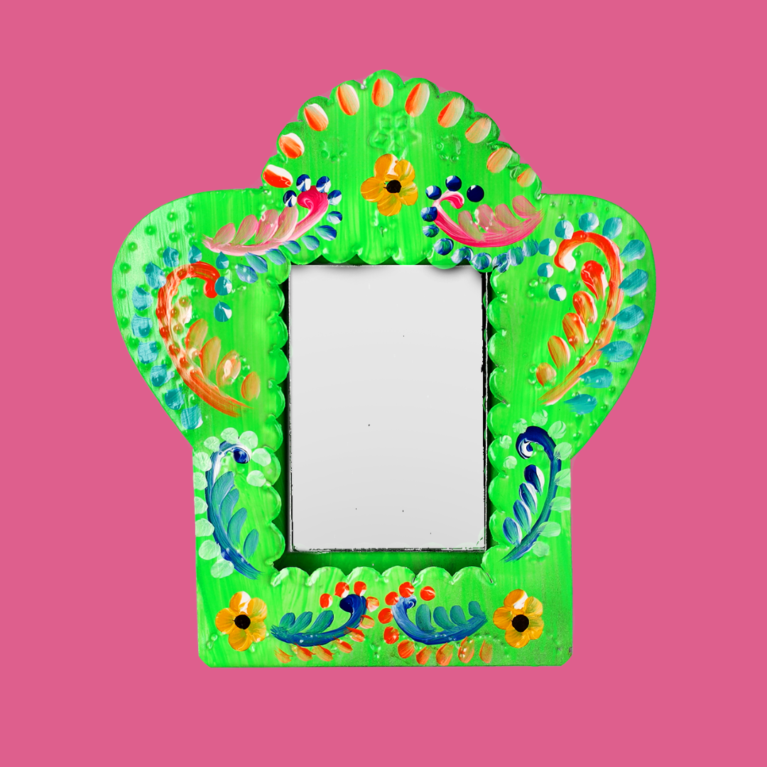 Mirror with Folk Frame