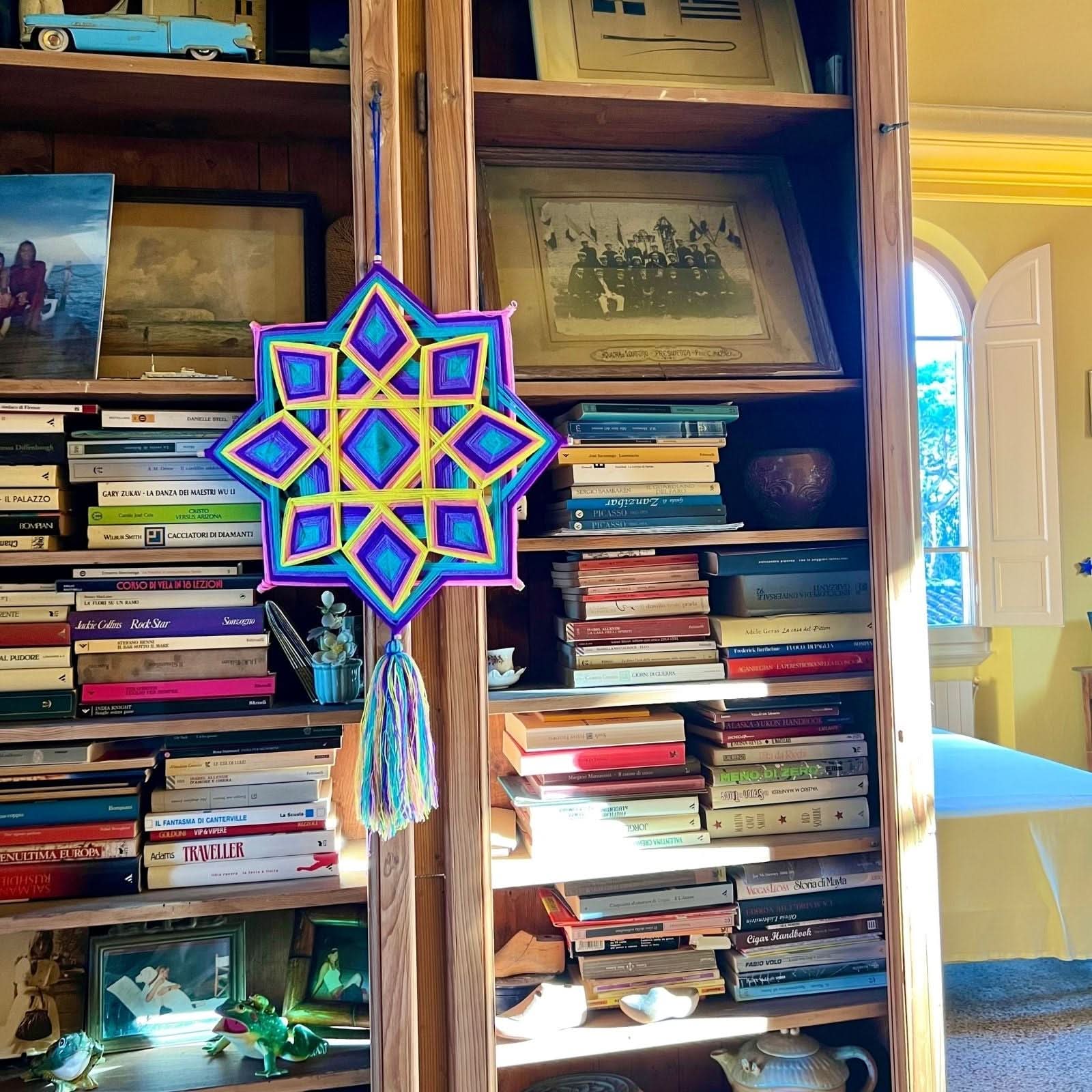 Decorazione Mandala in Lana