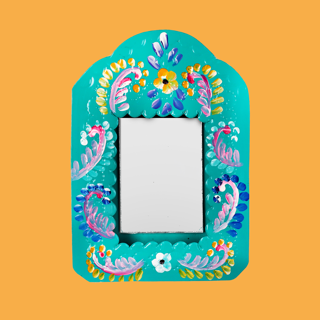Mirror with Folk Frame