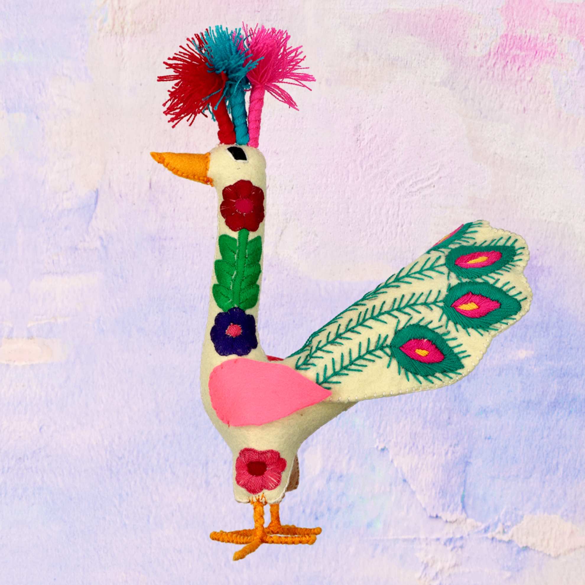 Embroidered Magic Peacock