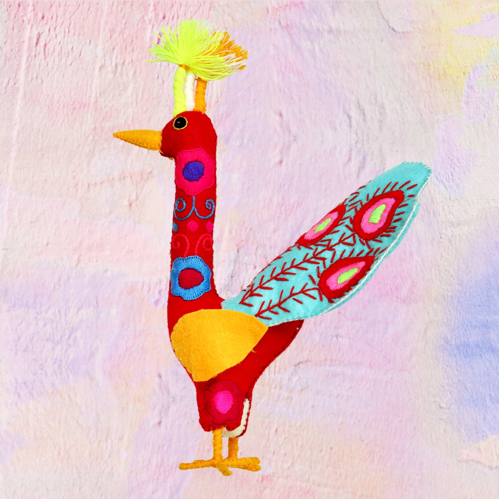 Pavone Magico Ricamato