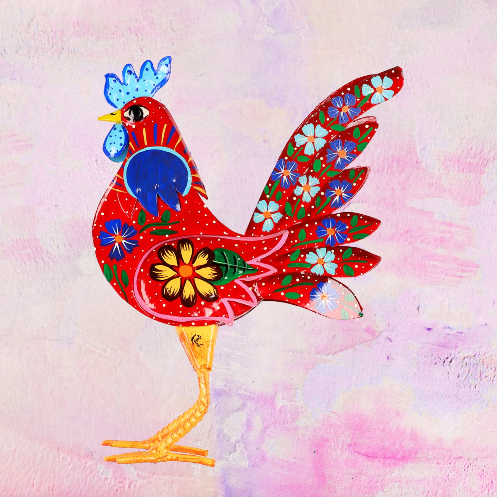 Imperial Rooster sculpture