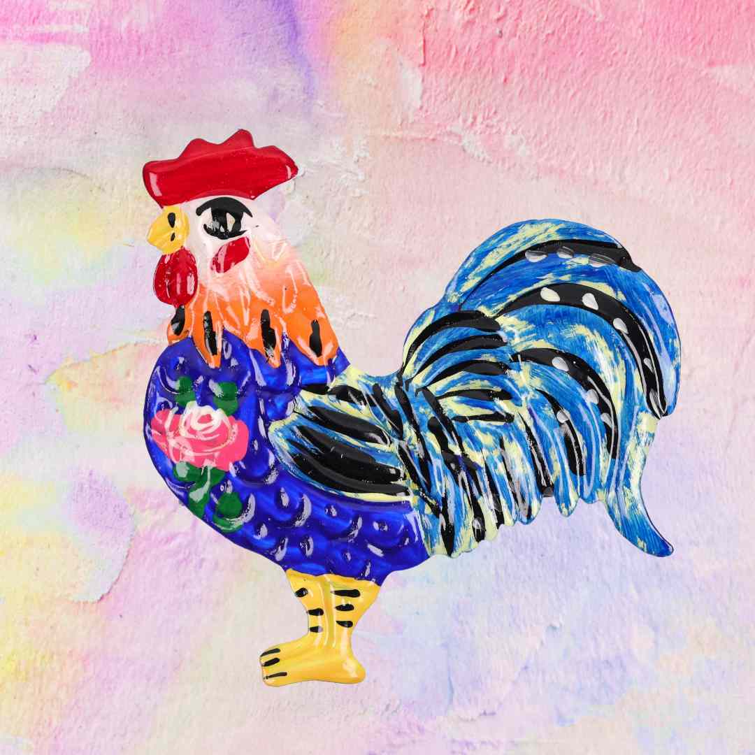 Rooster napkin ring