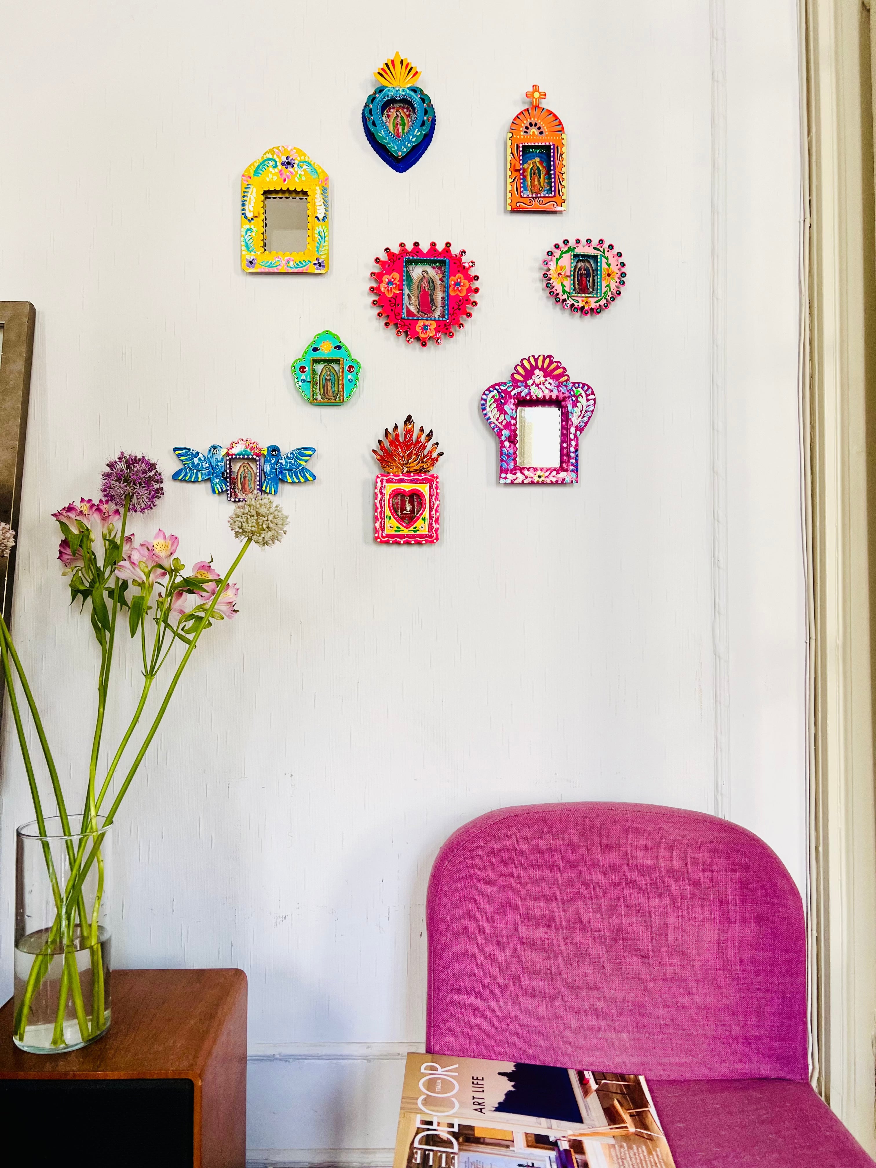 Specchio con Cornice Folk Jardin