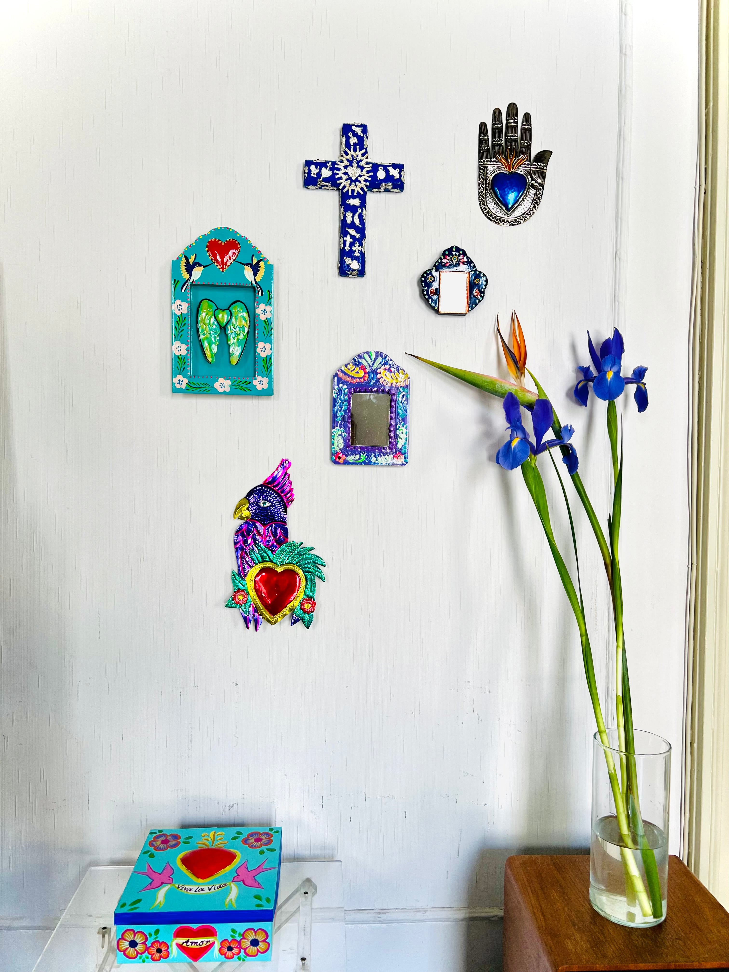 Specchio con Cornice Folk Jardin