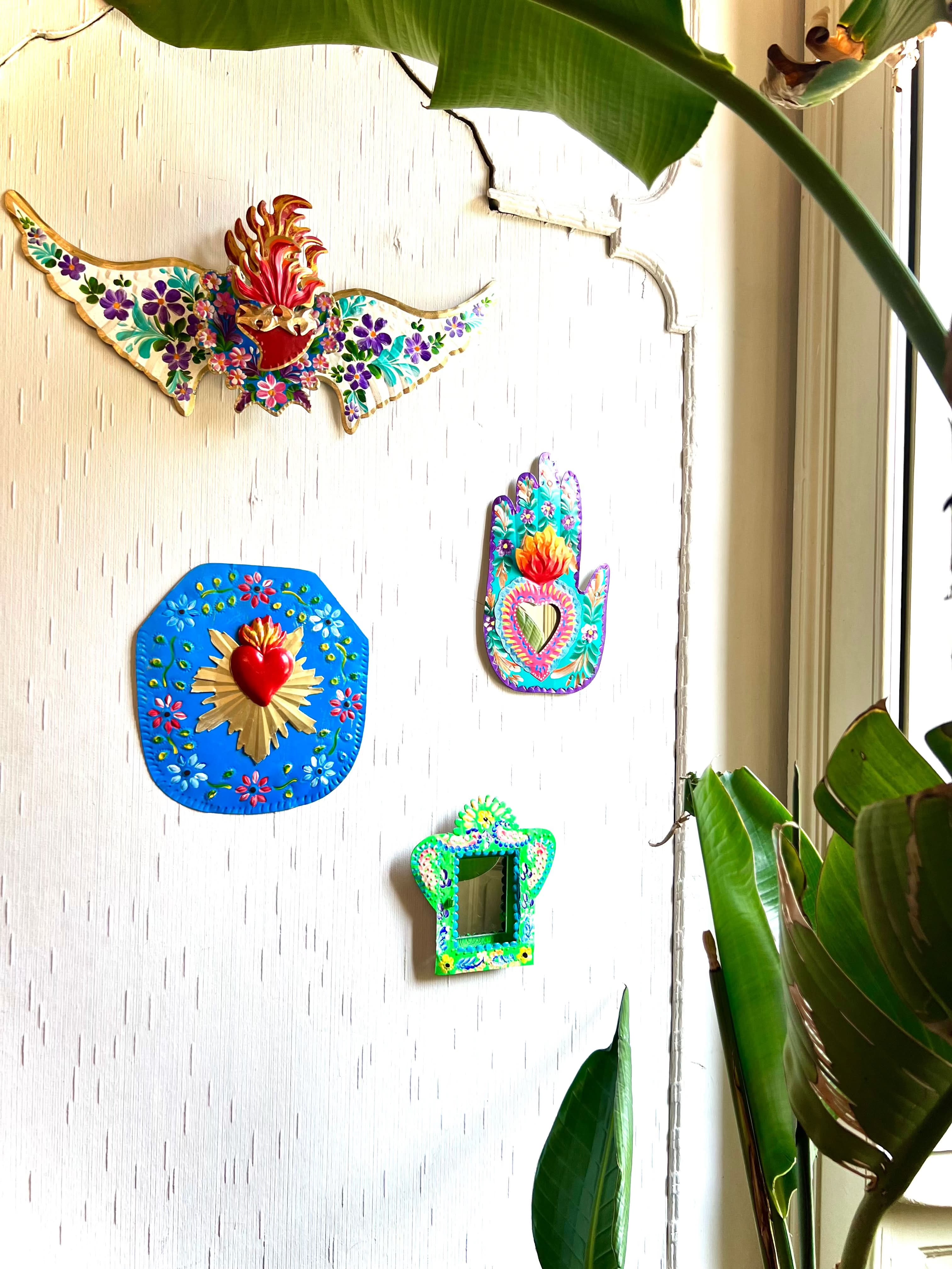 Miroir avec Cadre Folk