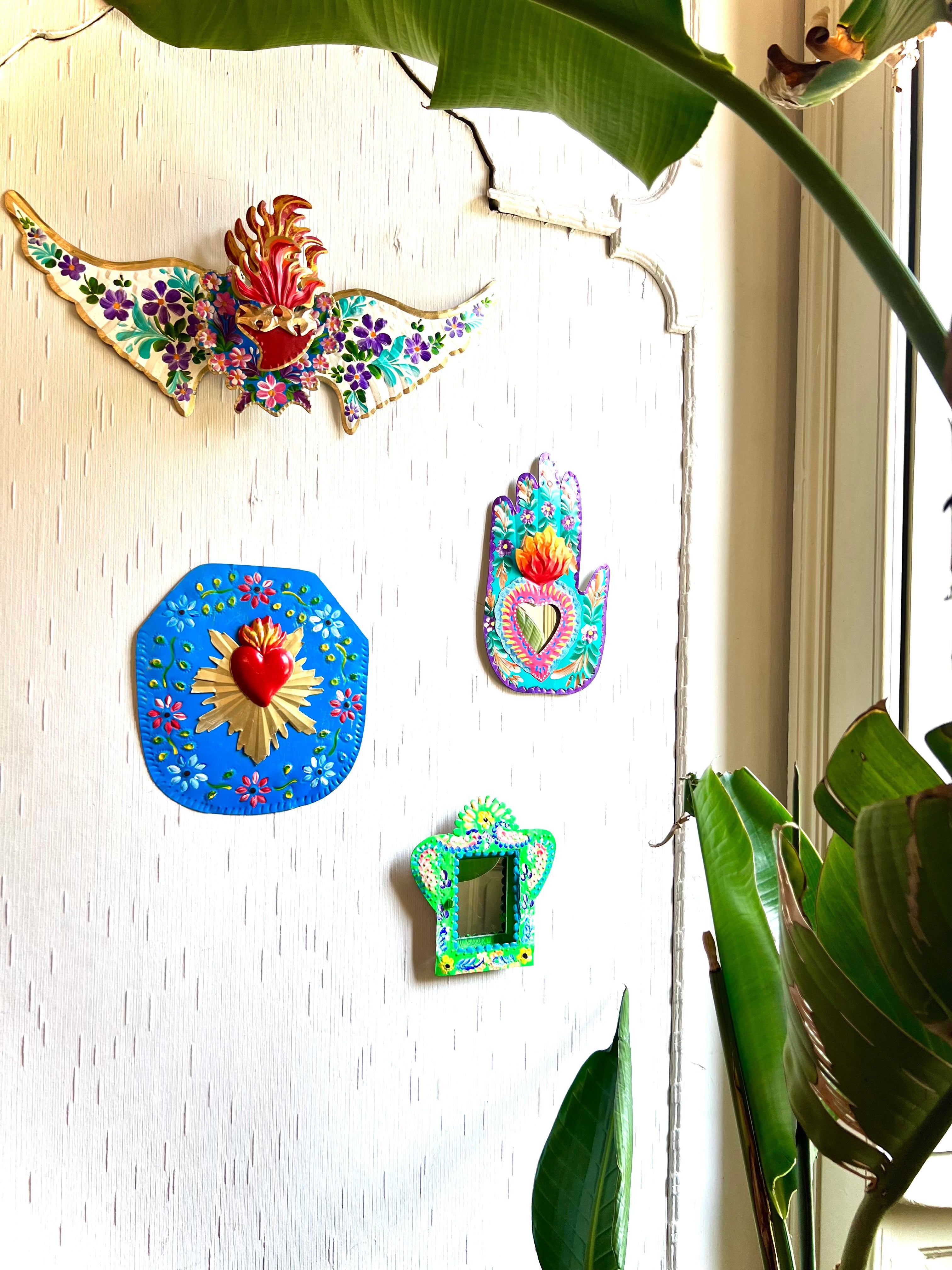 Mirror with Folk Frame