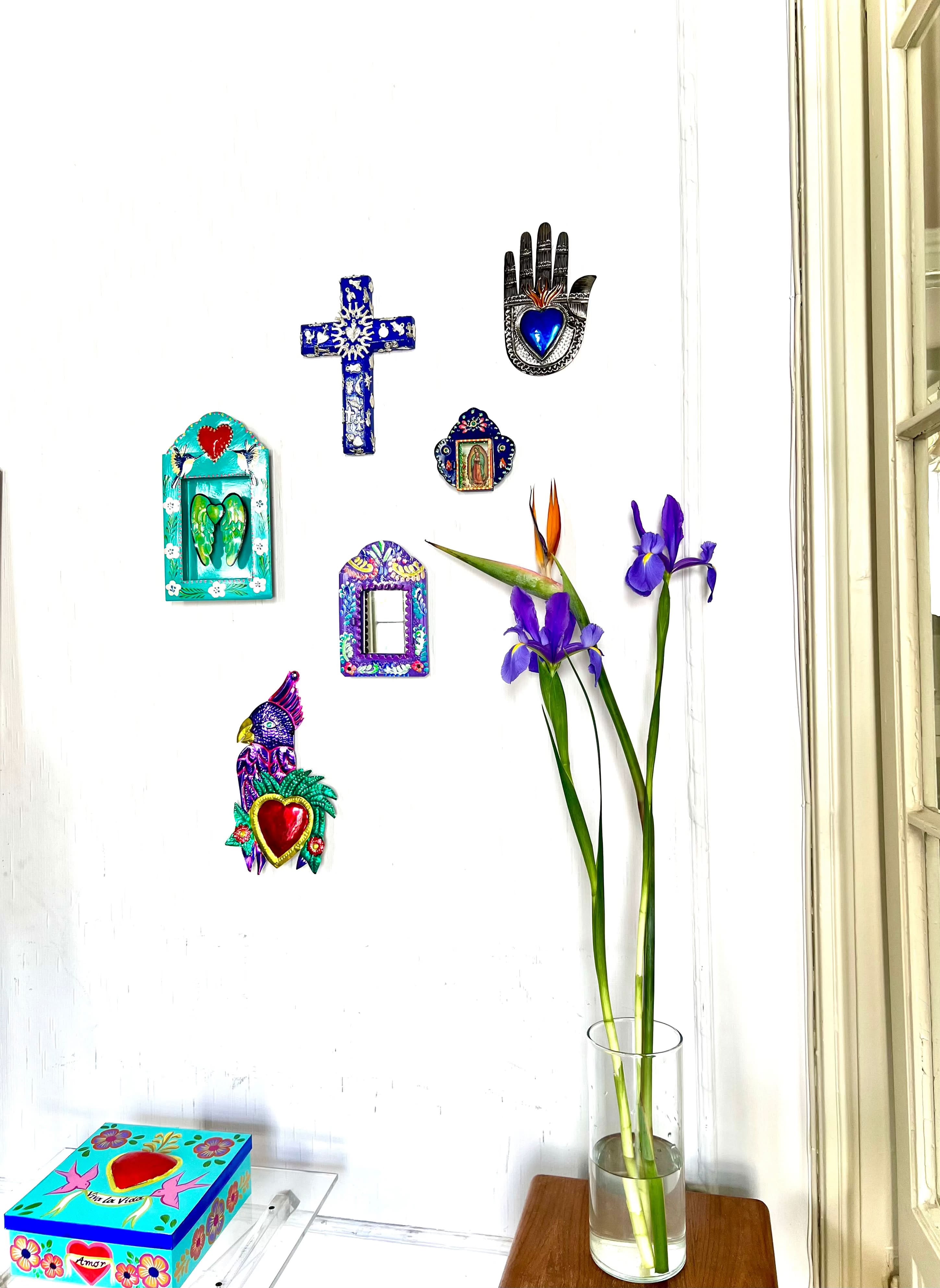 Mirror with Folk Frame