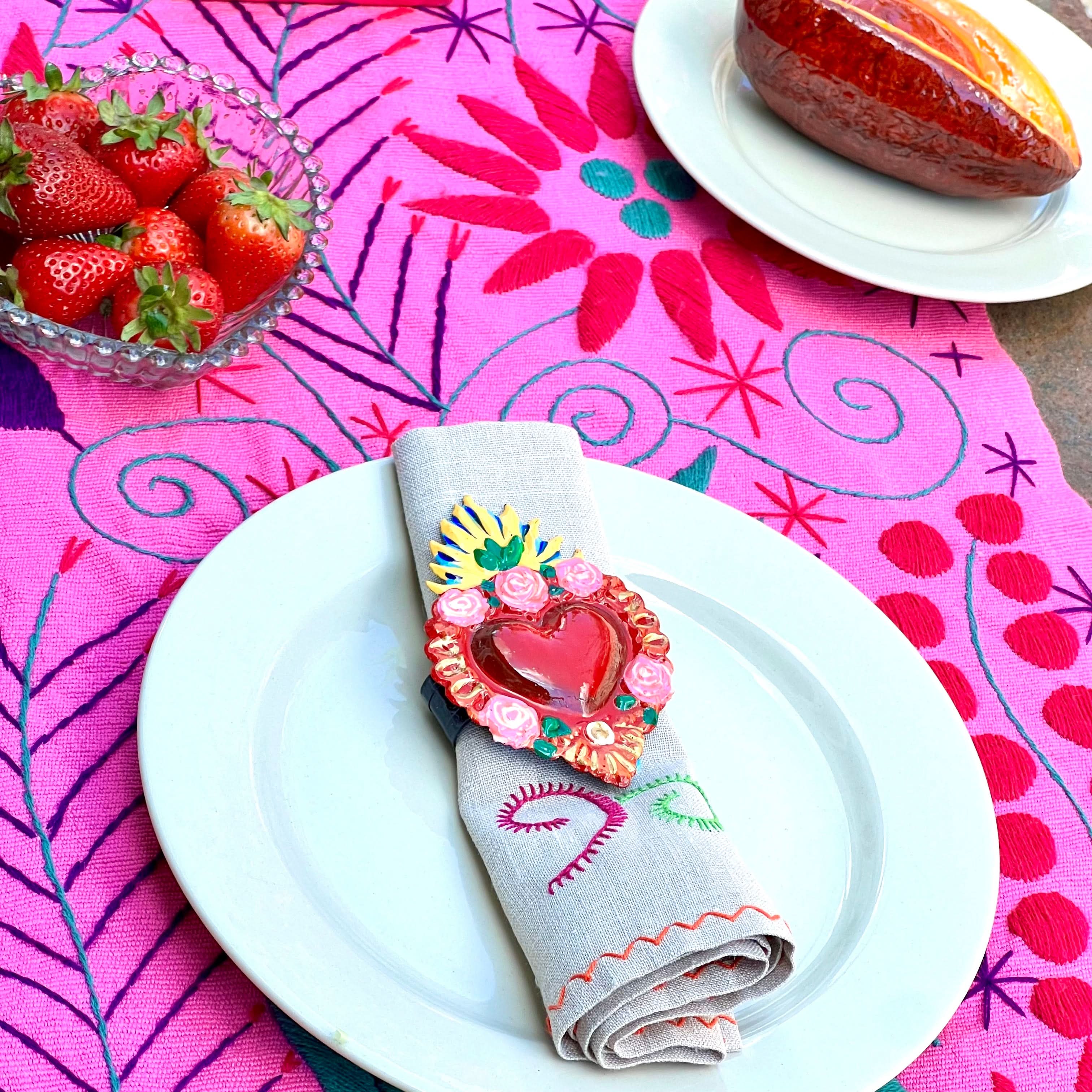 Heart napkin ring
