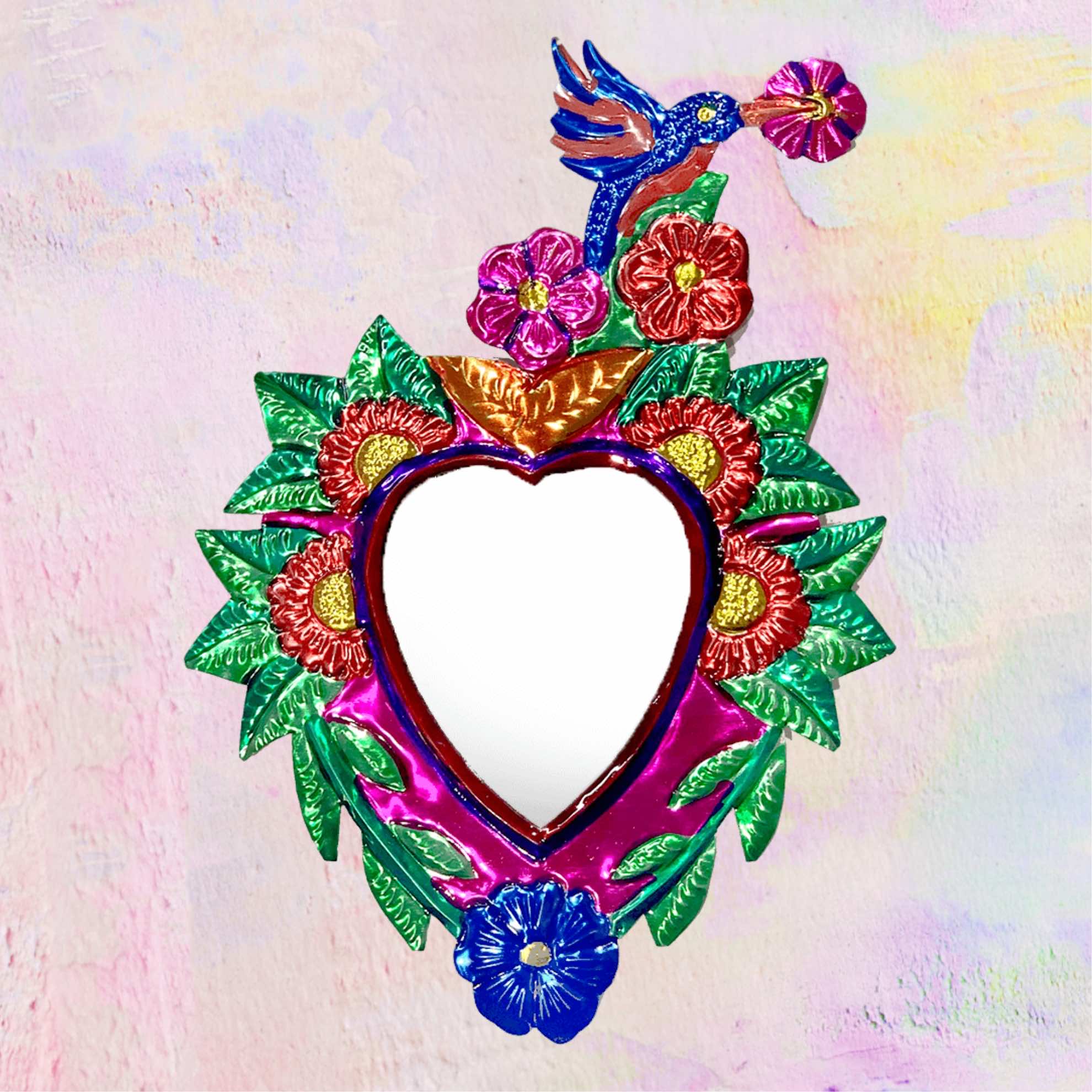 Hummingbird Shiny Mirror