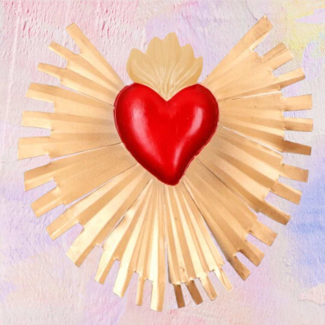Golden Ray Heart