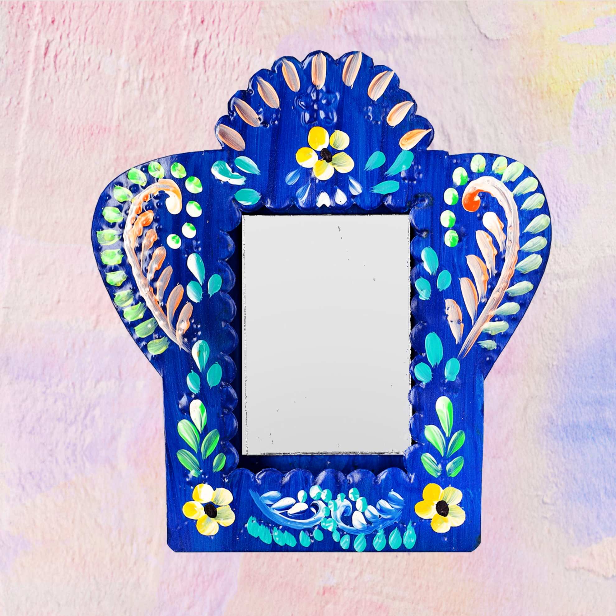Mirror with Folk Frame