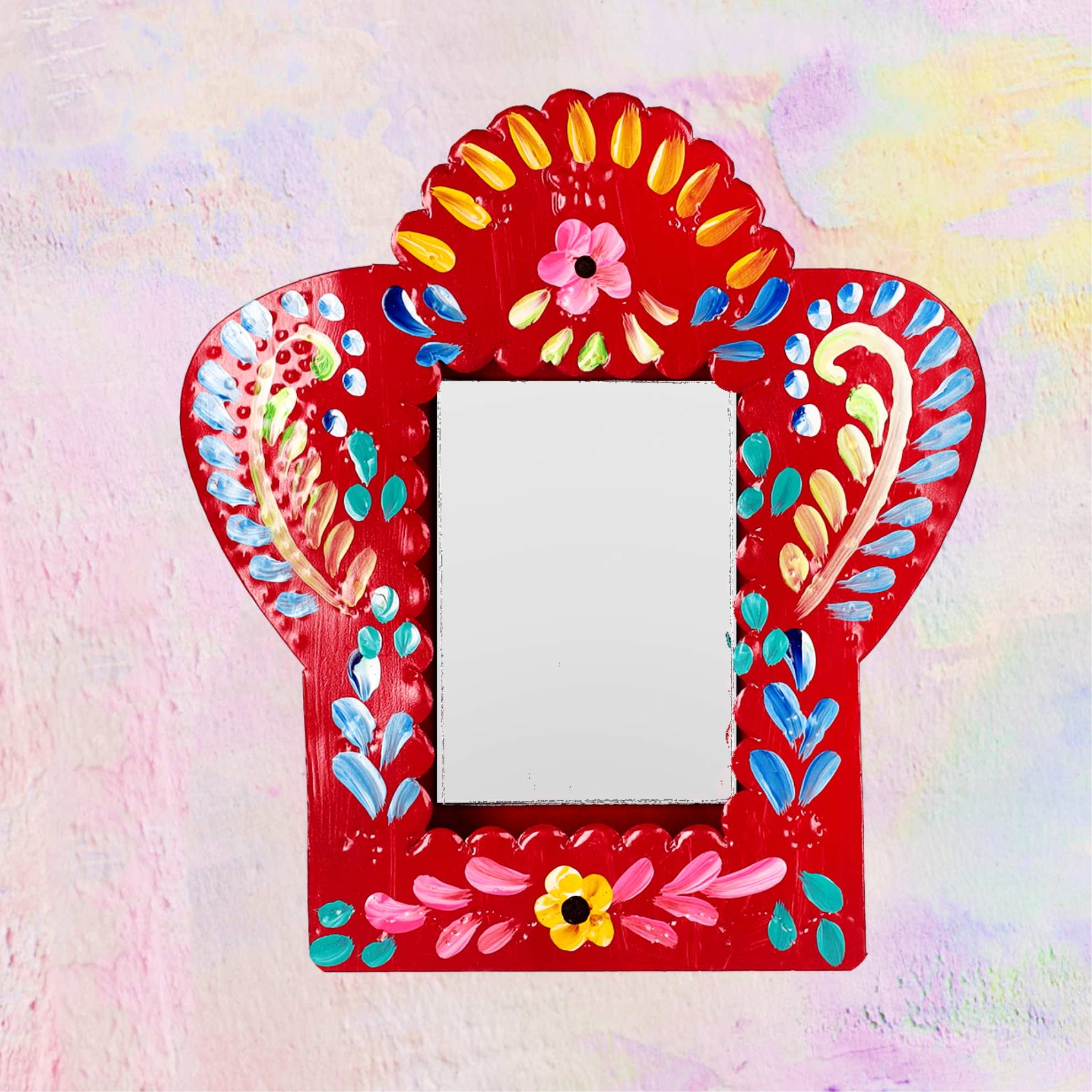 Mirror with Folk Frame