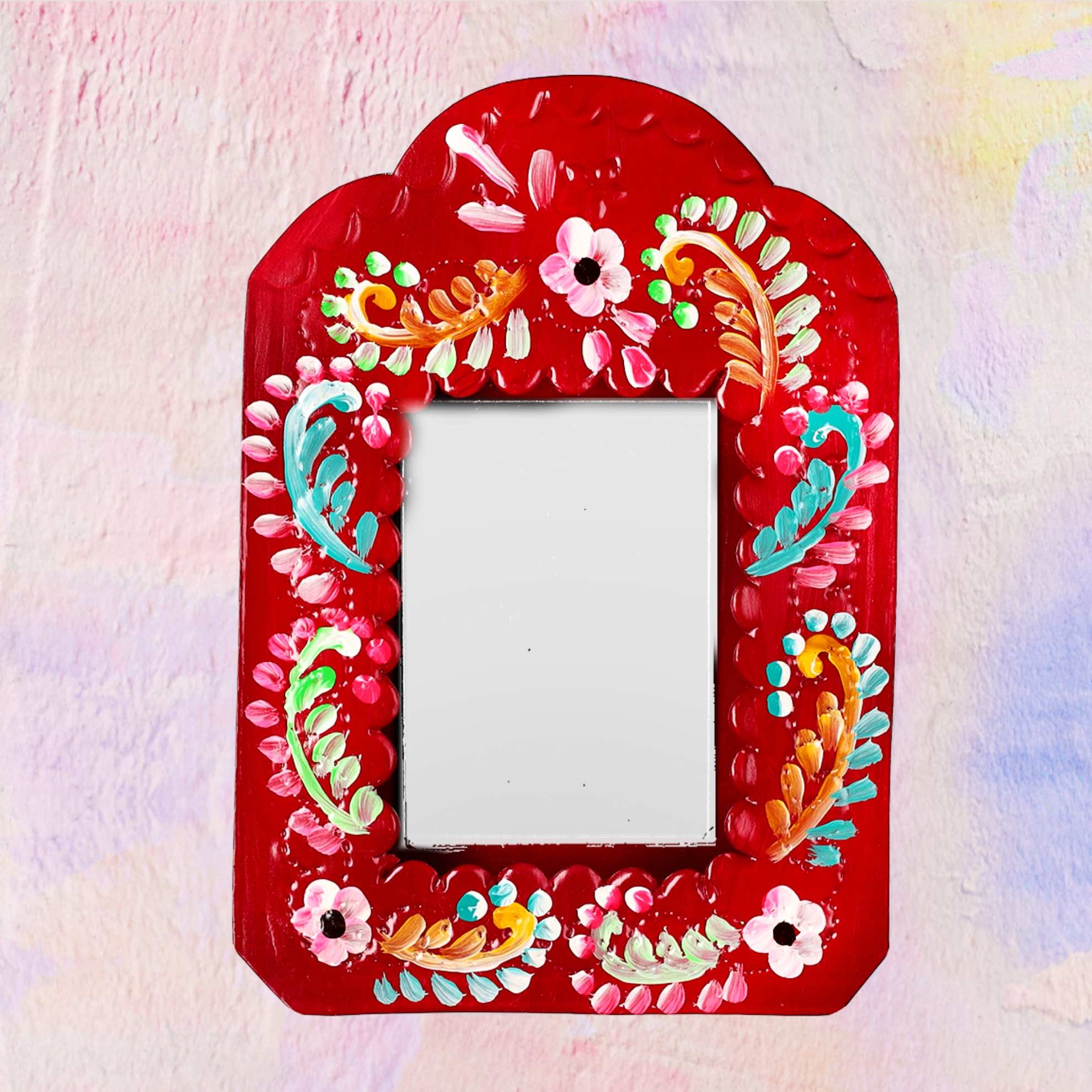 Mirror with Folk Frame