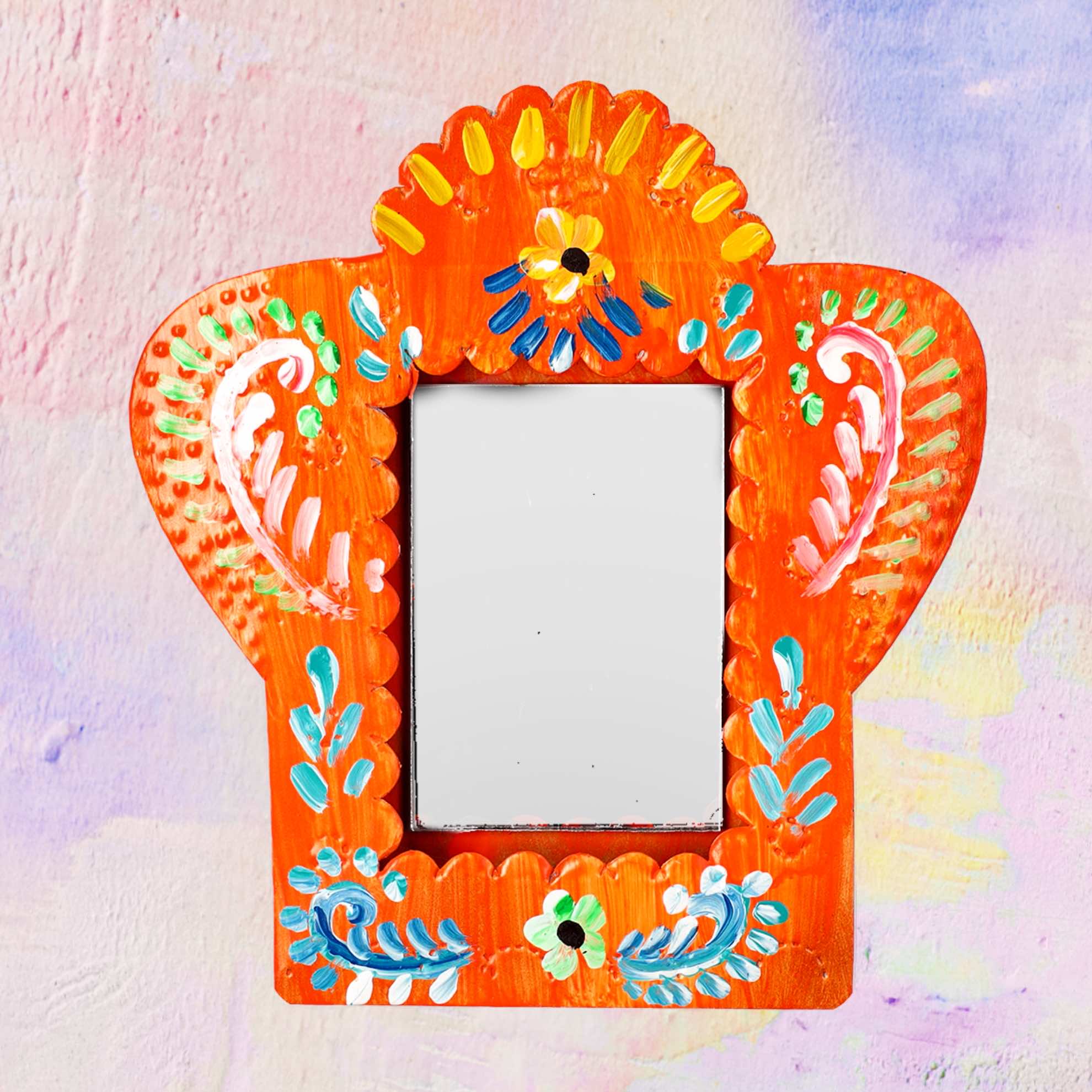 Mirror with Folk Frame