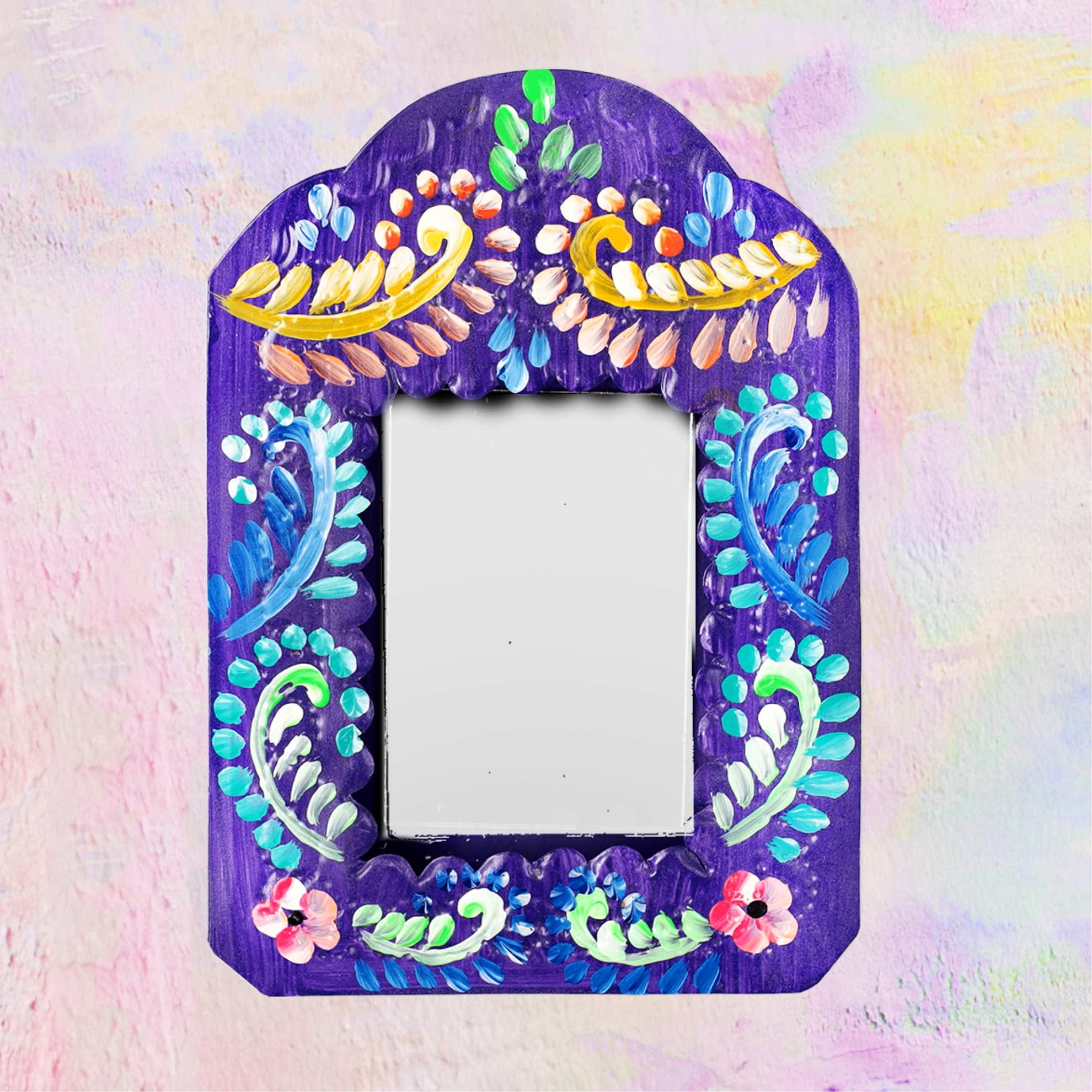 Mirror with Folk Frame