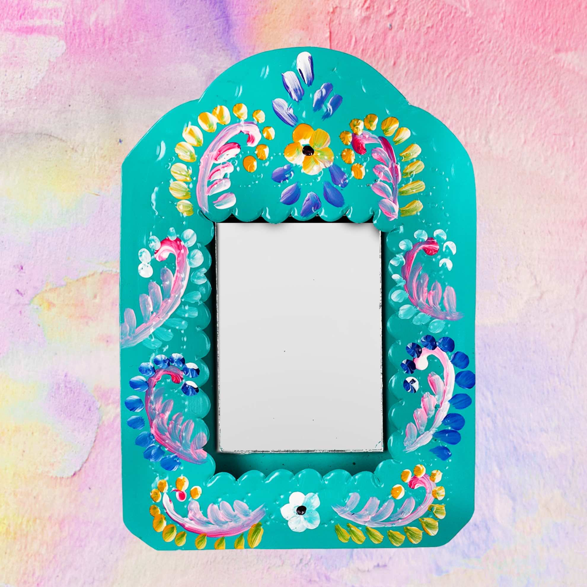 Mirror with Folk Frame