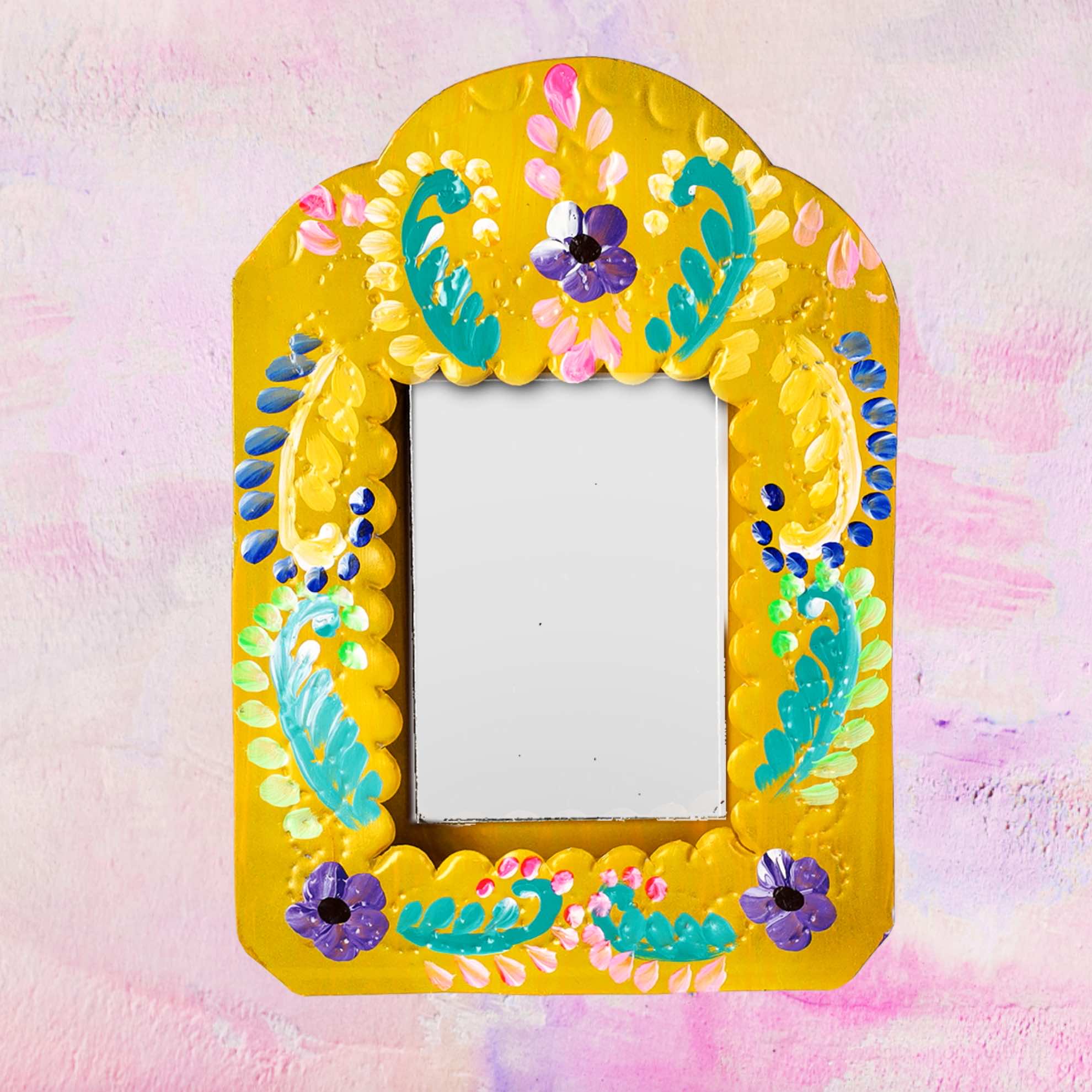 Mirror with Folk Frame