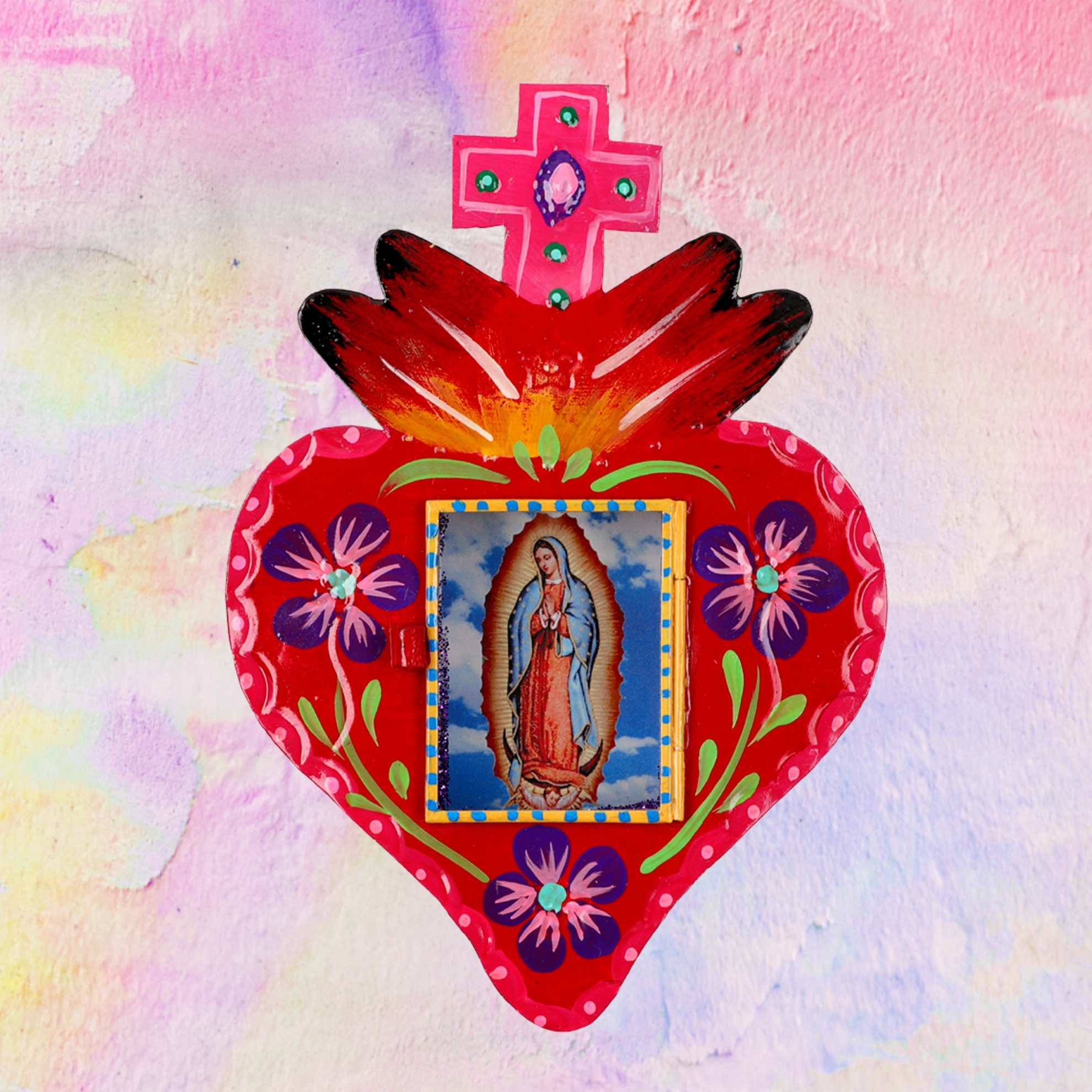 Large Guadalupe Heart Shrine