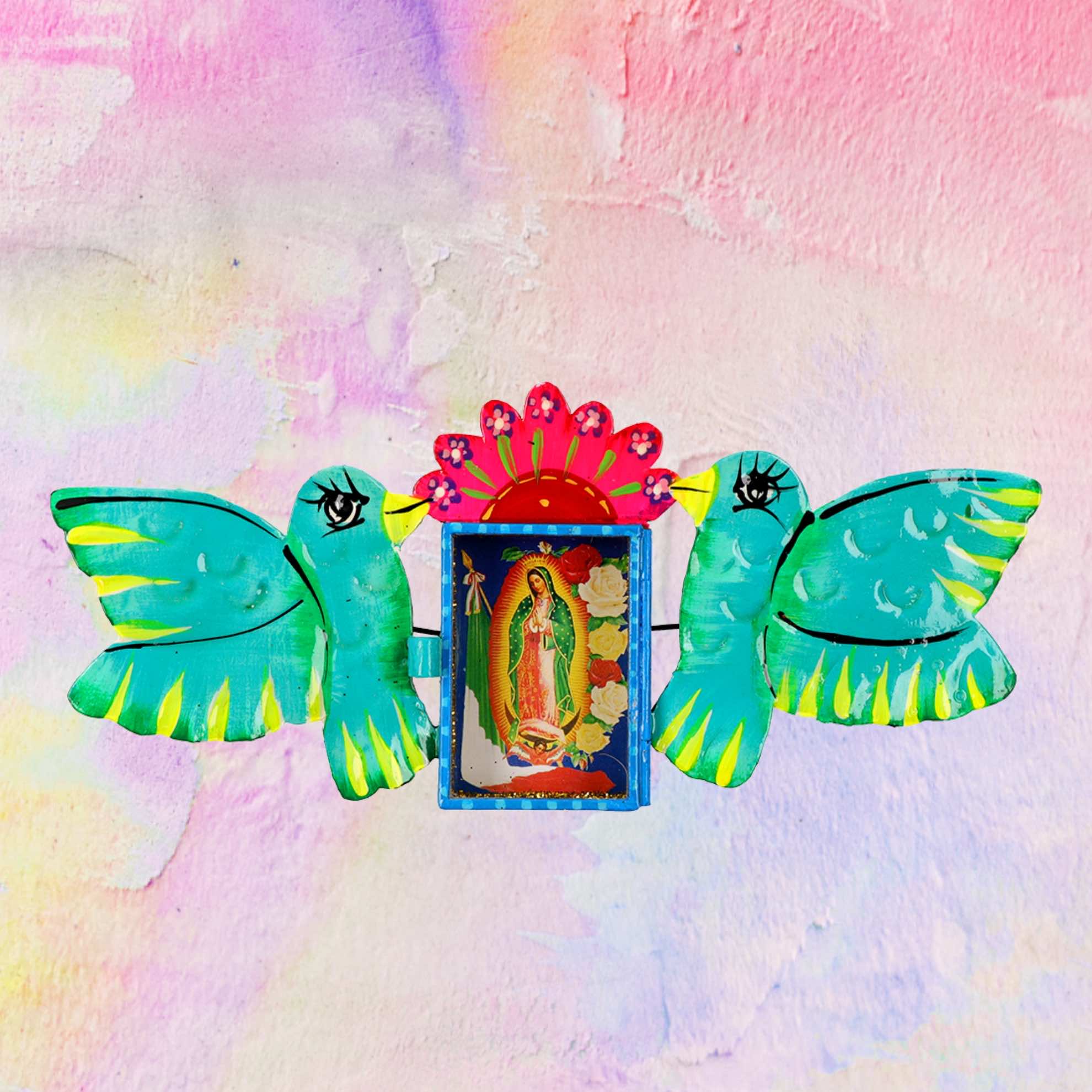 Teca Guadalupe con Colombe