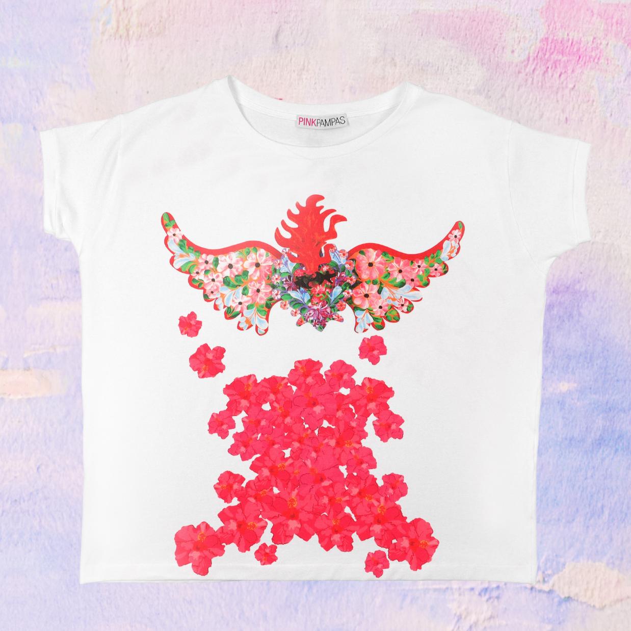 T-Shirt "Cuore Alato"