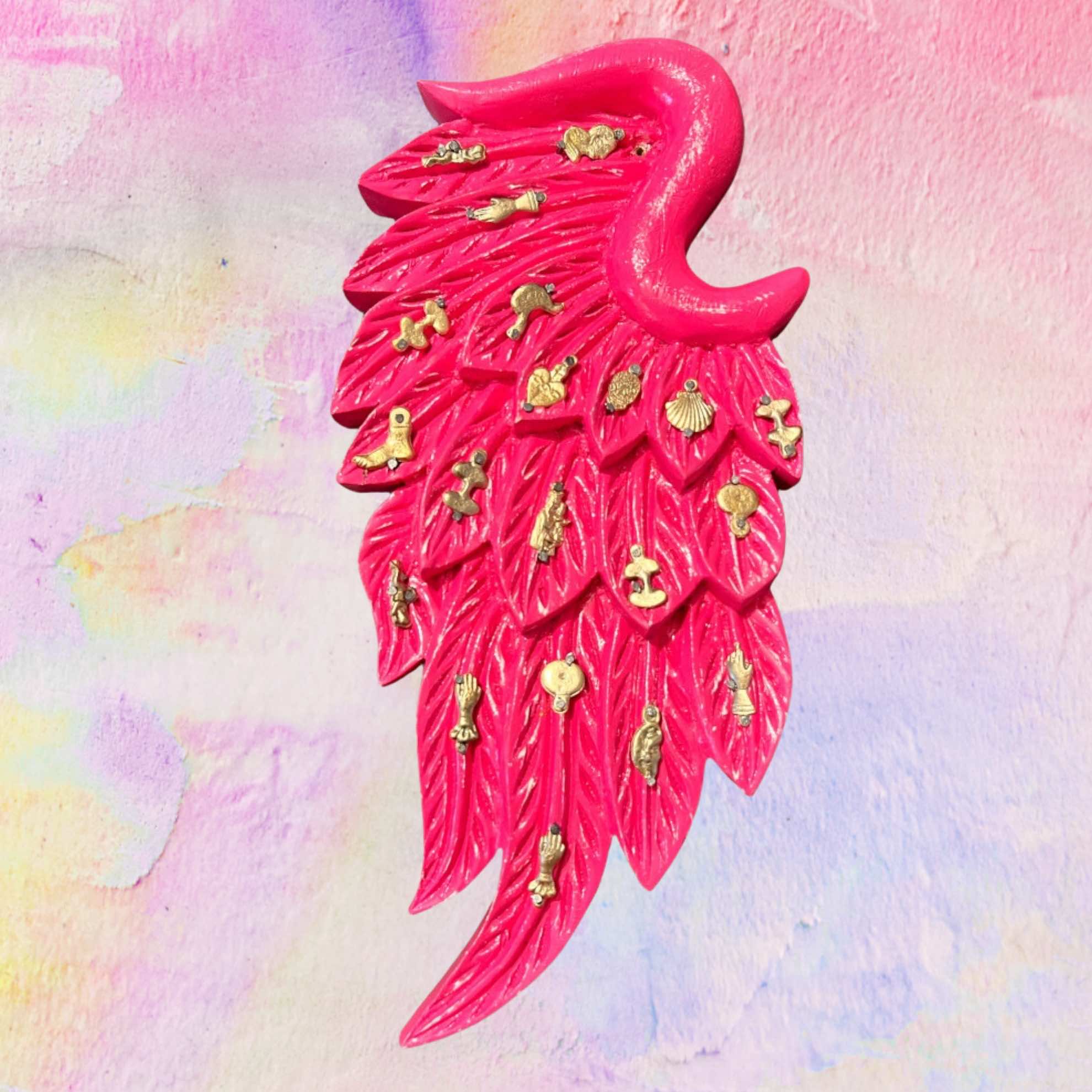 Wooden Ornament "Angel Wing"