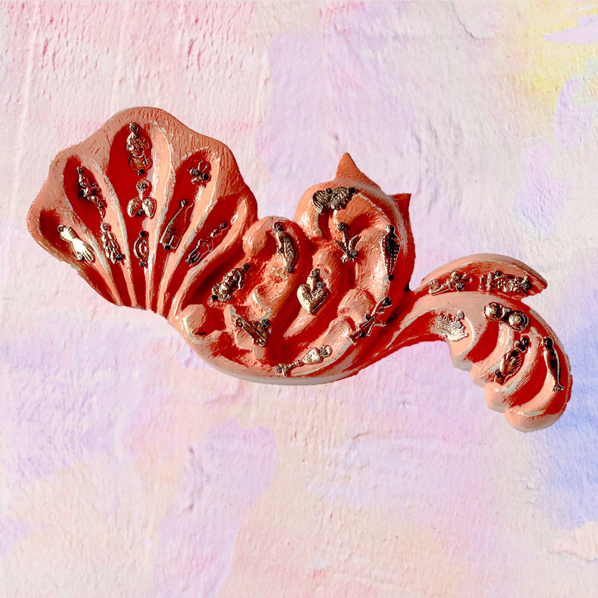 Wooden Frieze "Shell Fragments"
