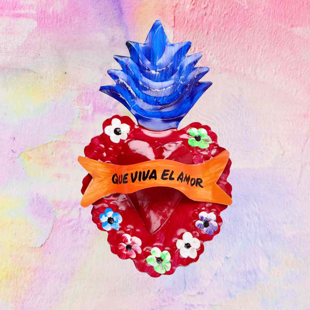 Heart with love phrase