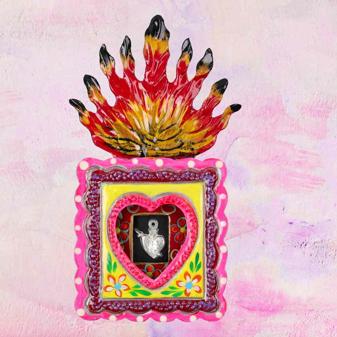 Milagros Shrine with Flame