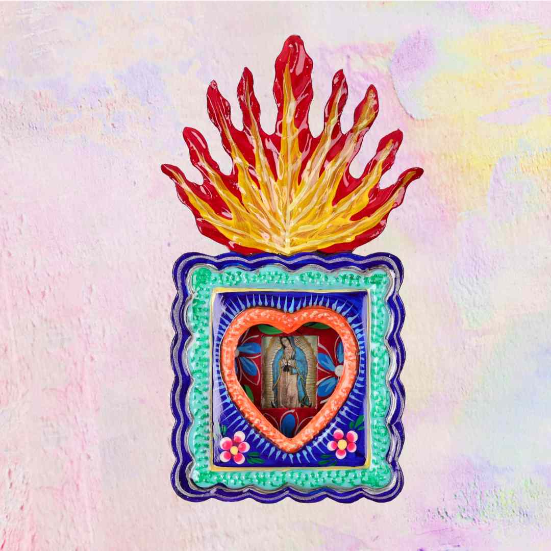 Milagros Shrine with Flame