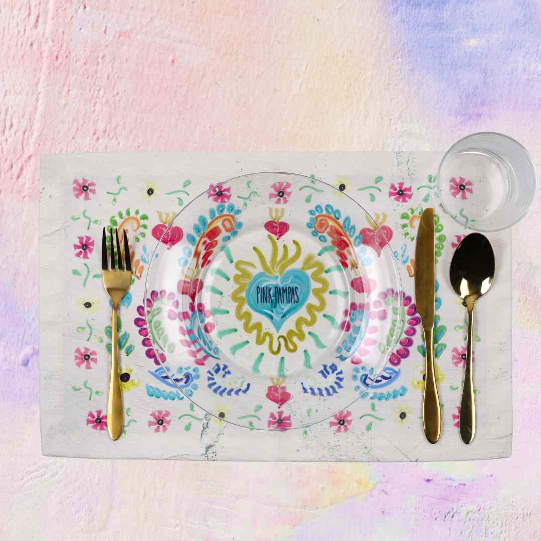 Set de table Blooming Happiness Crème