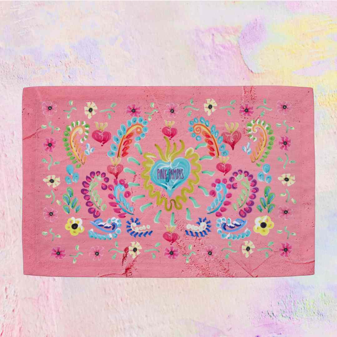 Tovaglietta Americana Blooming Happiness Pink