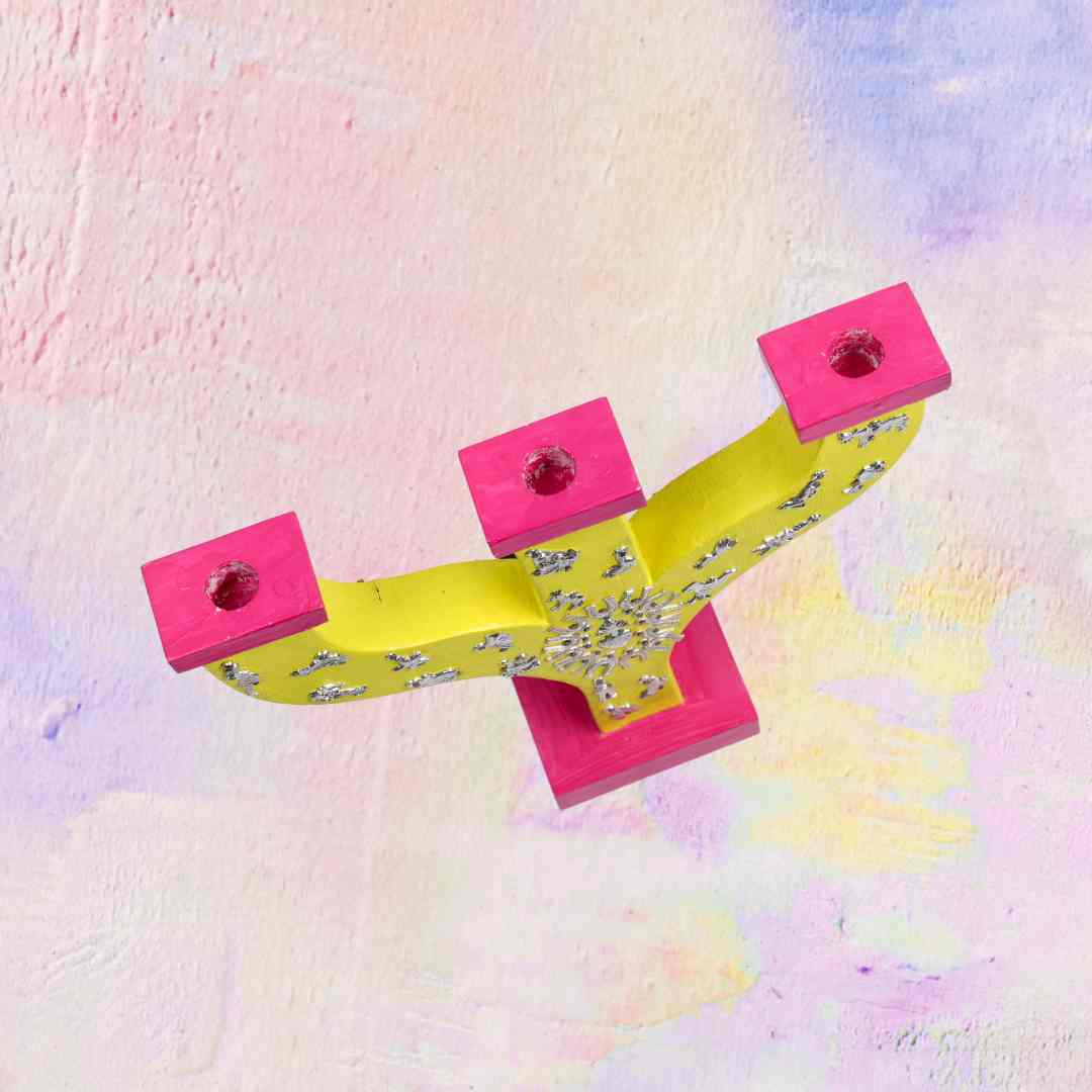 Candeliere "Primitivo" con Milagros