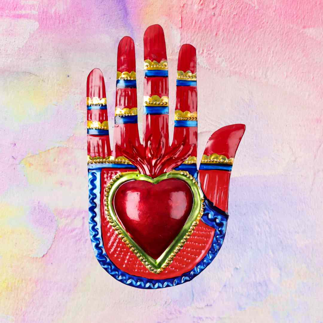 "Vintage Design" Hand with Sacred Heart