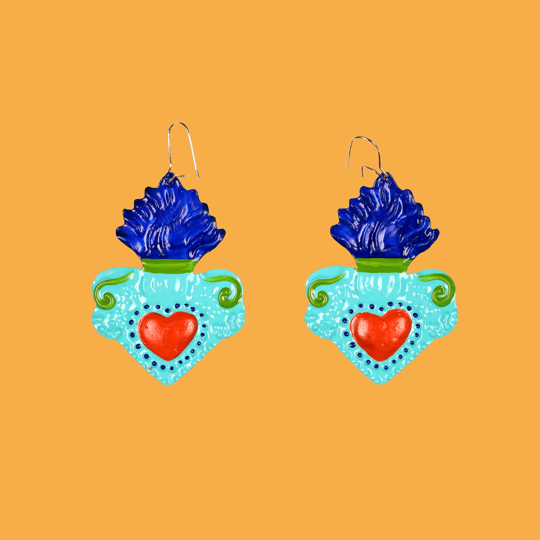 Pastel Heart Earrings