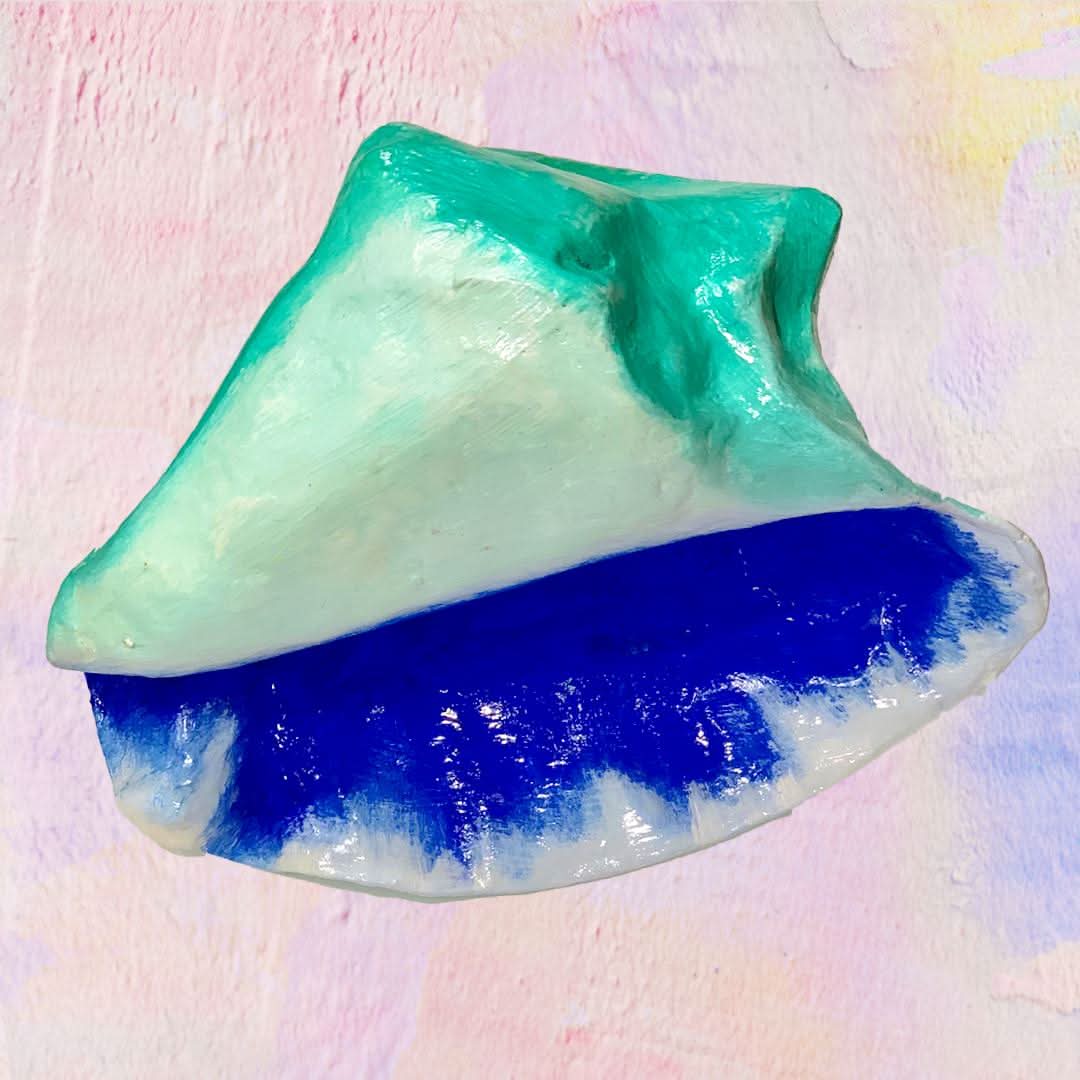 Scultura Conchiglia Tropicale