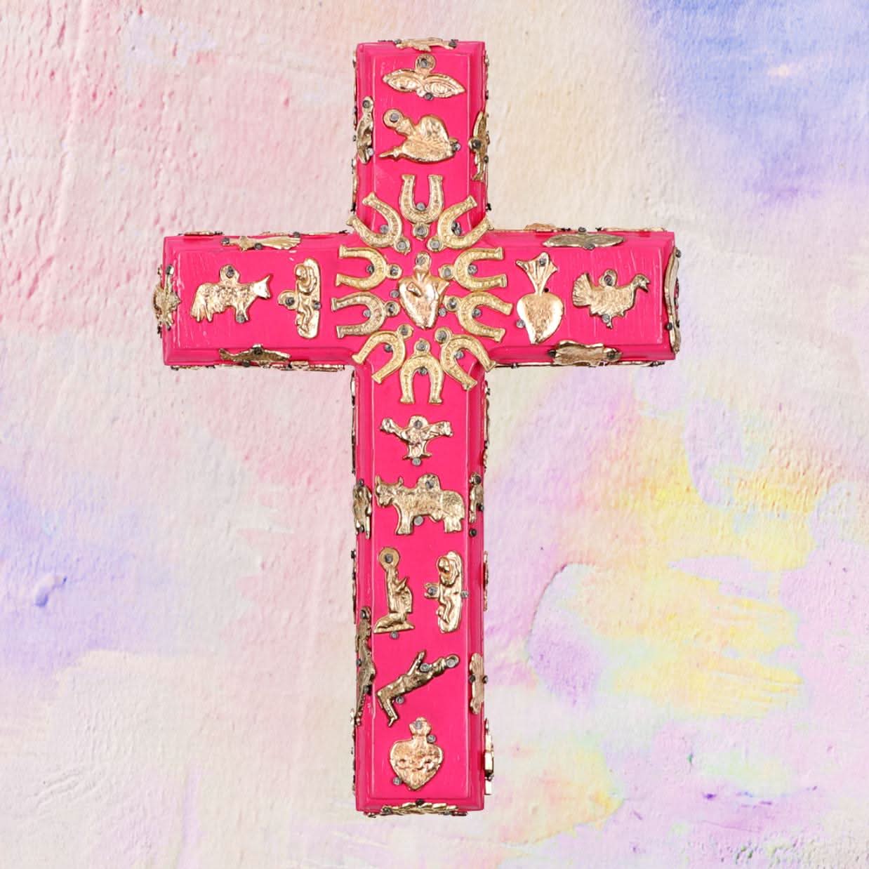 Croce in Legno con Milagros