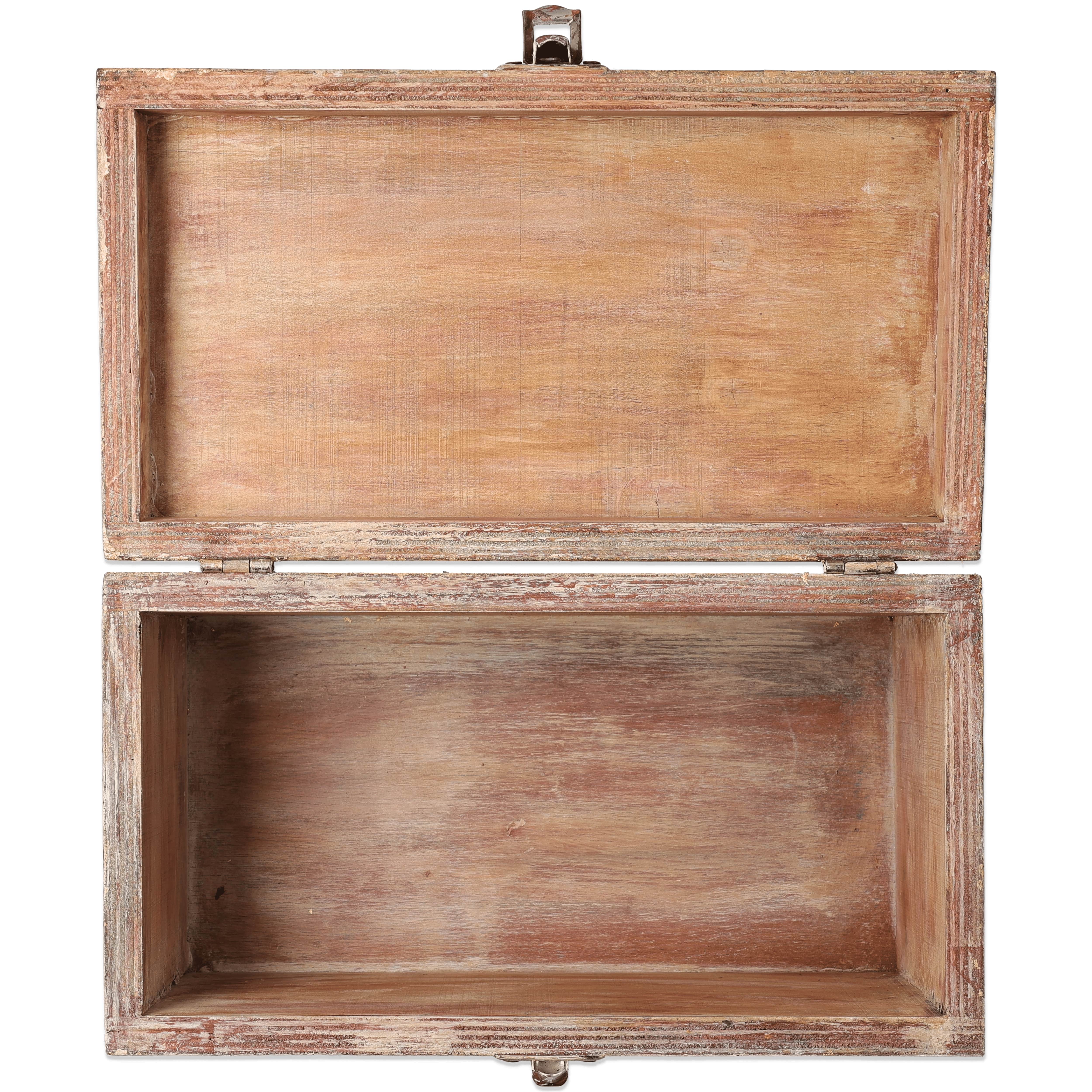Forziere in legno con Iconografie Sacre