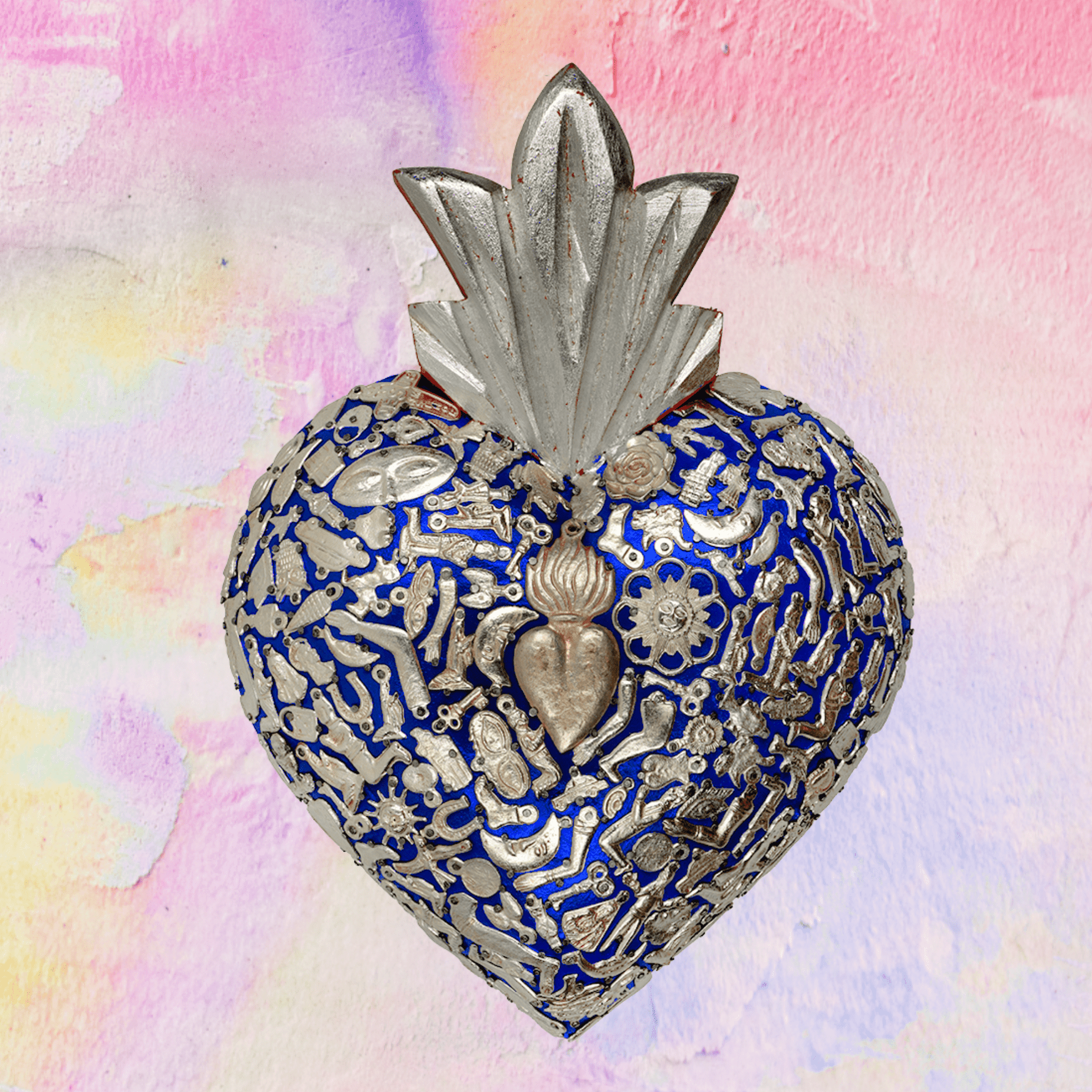 Maxi Sacred Heart with Milagros