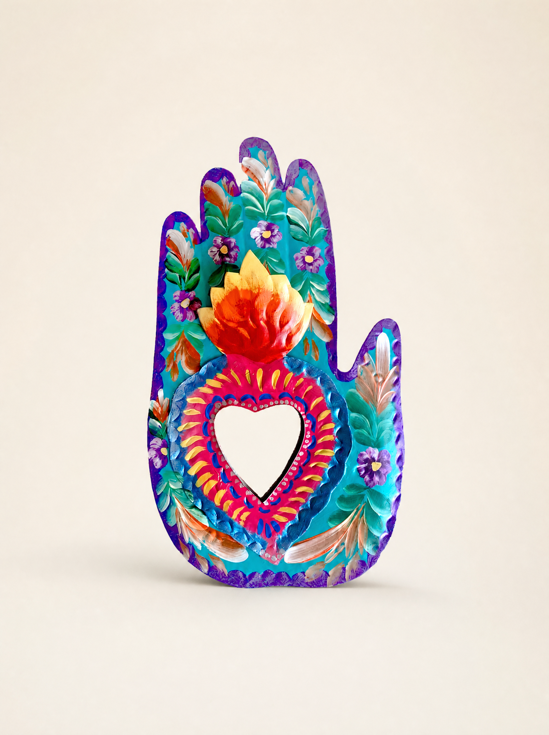 Mano Floreale con Specchio