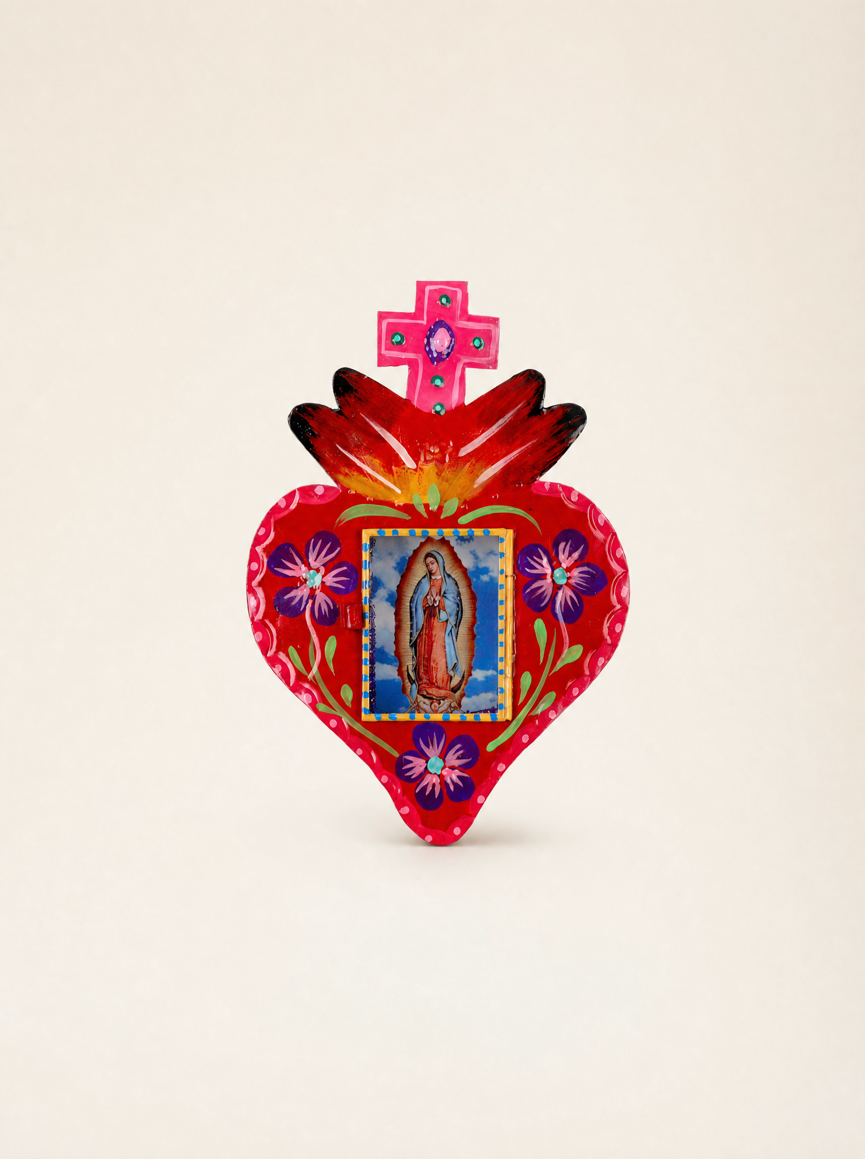 Vitrine Grand Cœur Guadalupe