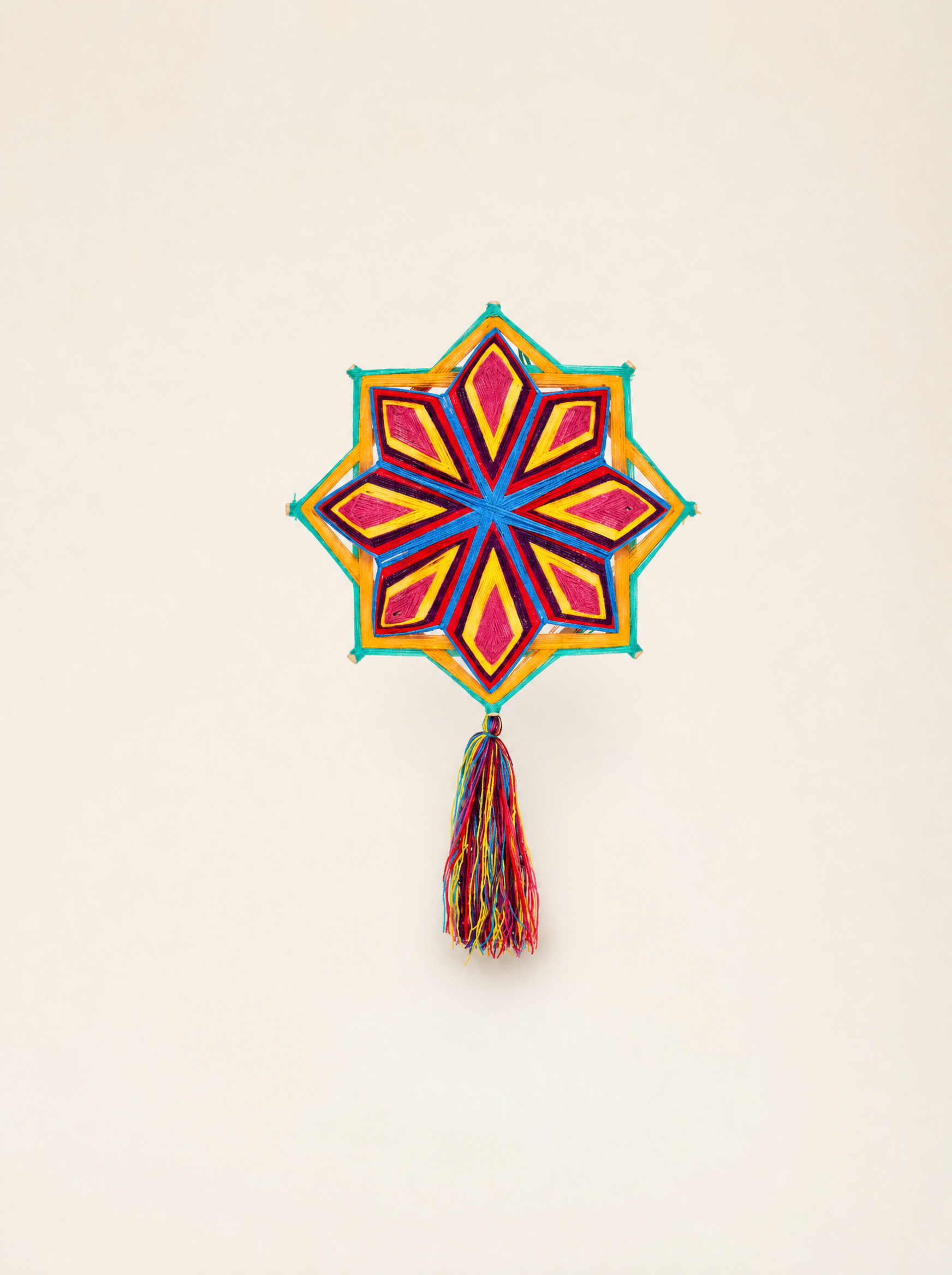 Decorazione Mandala in Lana